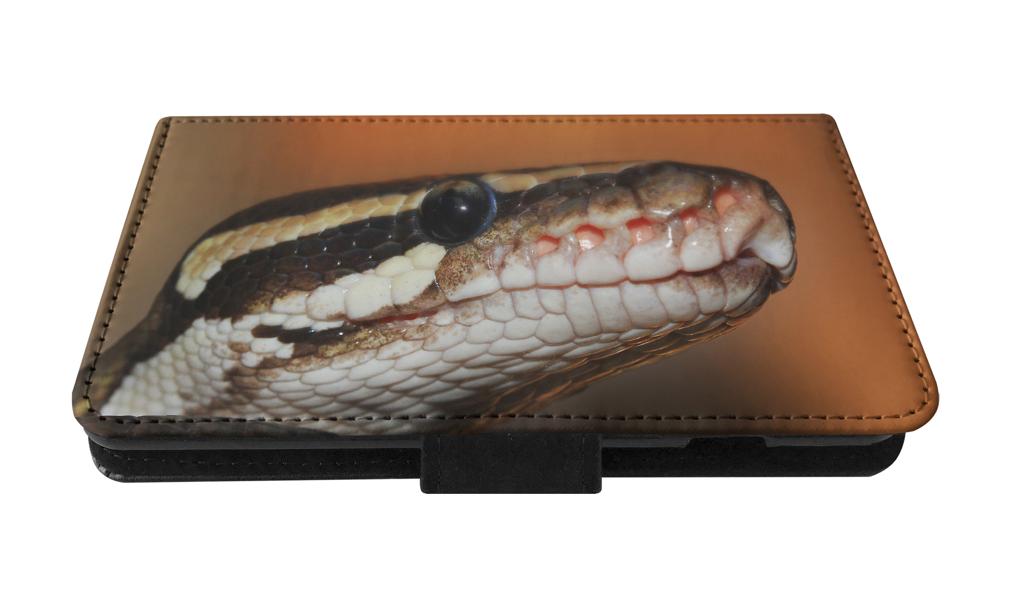 FLIP CASE FOR APPLE IPHONE|GREEN SLITHER SNAKE REPTILE #5 - Foto 8 di 193