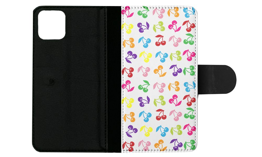 FLIP CASE FOR APPLE IPHONE|CUTE RAINBOW CHERRY FRUIT PATTERN - Picture 107 of 193