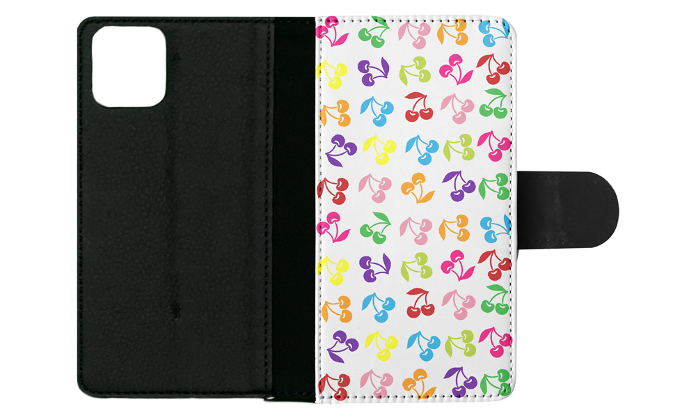 FLIP CASE FOR APPLE IPHONE|CUTE RAINBOW CHERRY FRUIT PATTERN - Picture 102 of 193