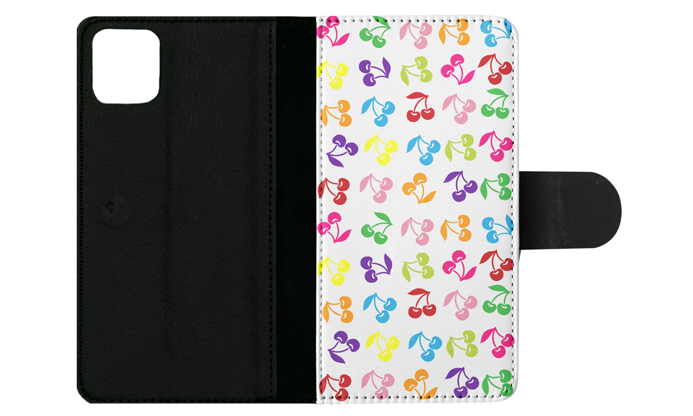 FLIP CASE FOR APPLE IPHONE|CUTE RAINBOW CHERRY FRUIT PATTERN - Picture 97 of 193