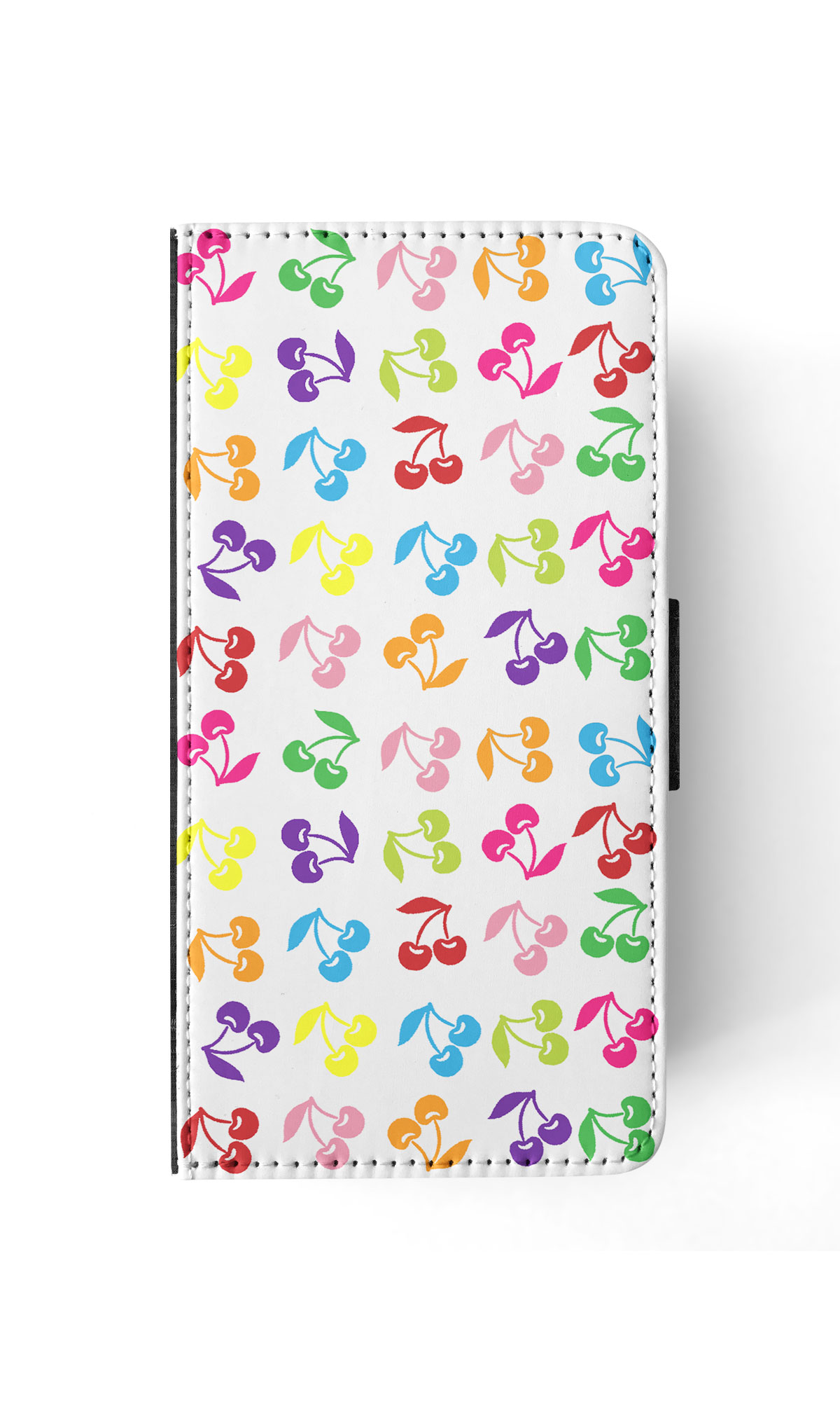 FLIP CASE FOR APPLE IPHONE|CUTE RAINBOW CHERRY FRUIT PATTERN - Picture 82 of 193