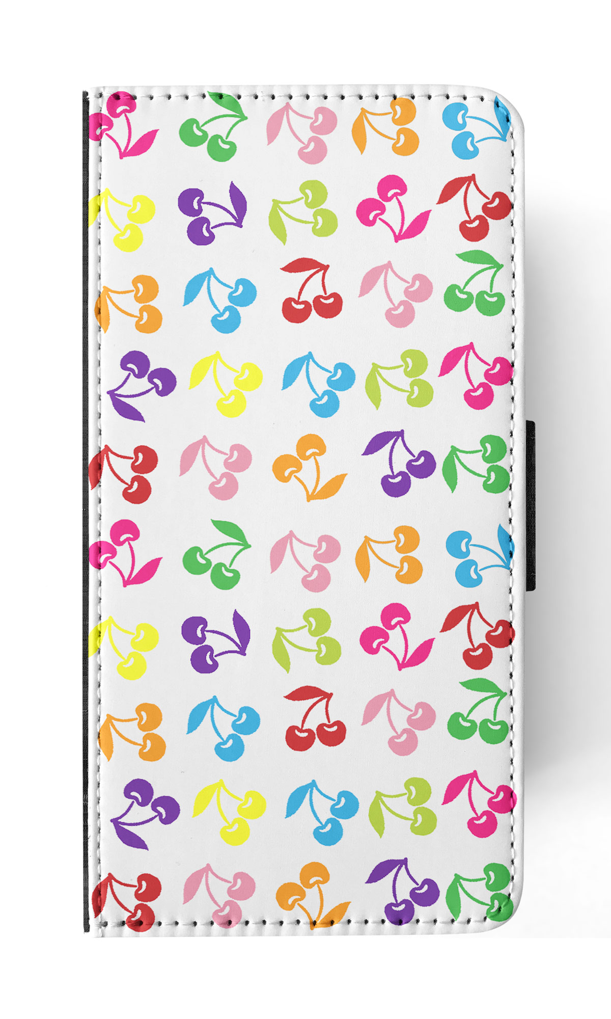 FLIP CASE FOR APPLE IPHONE|CUTE RAINBOW CHERRY FRUIT PATTERN - Picture 72 of 193