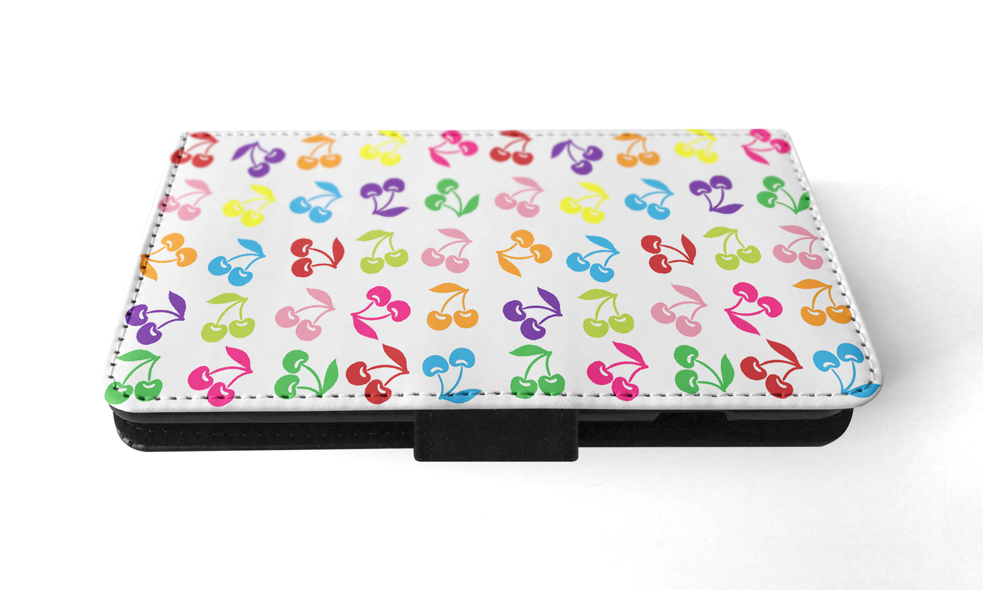 FLIP CASE FOR APPLE IPHONE|CUTE RAINBOW CHERRY FRUIT PATTERN - Picture 53 of 193