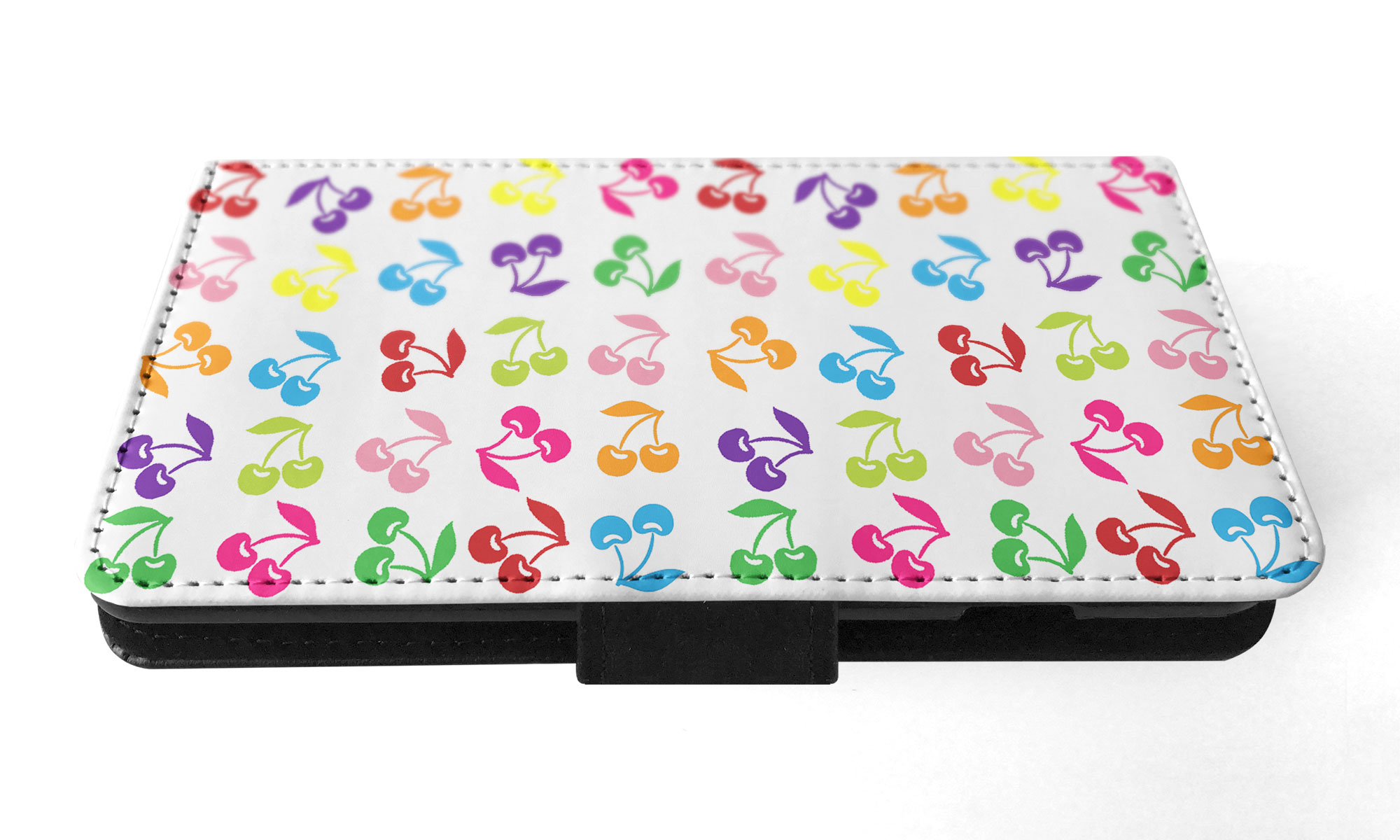 FLIP CASE FOR APPLE IPHONE|CUTE RAINBOW CHERRY FRUIT PATTERN - Picture 48 of 193