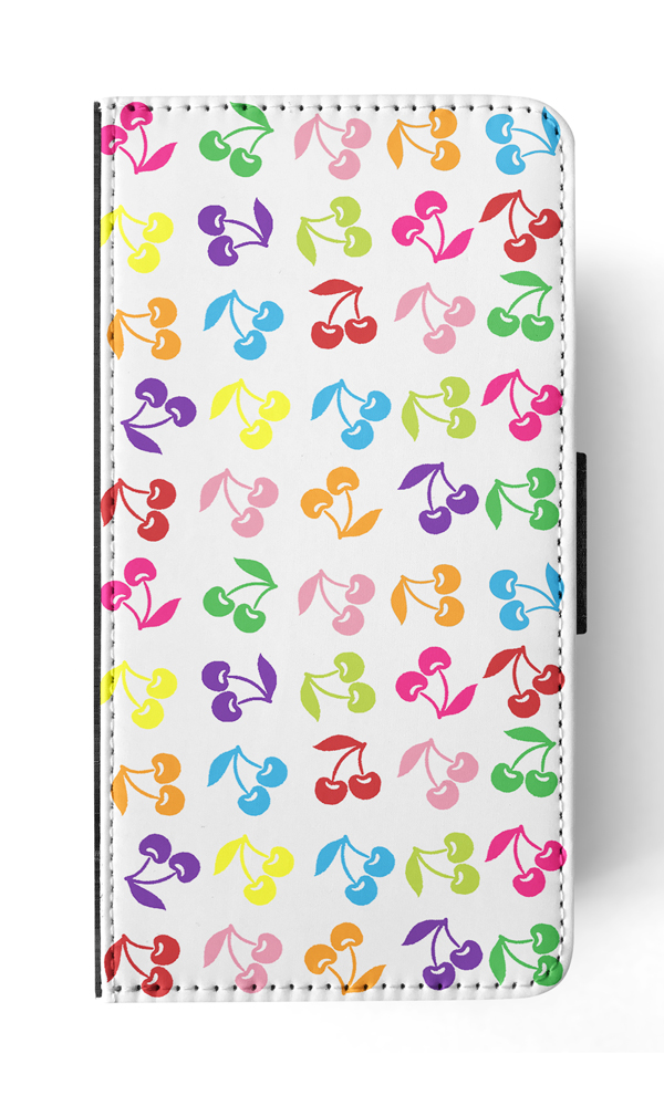 FLIP CASE FOR APPLE IPHONE|CUTE RAINBOW CHERRY FRUIT PATTERN - Picture 160 of 193