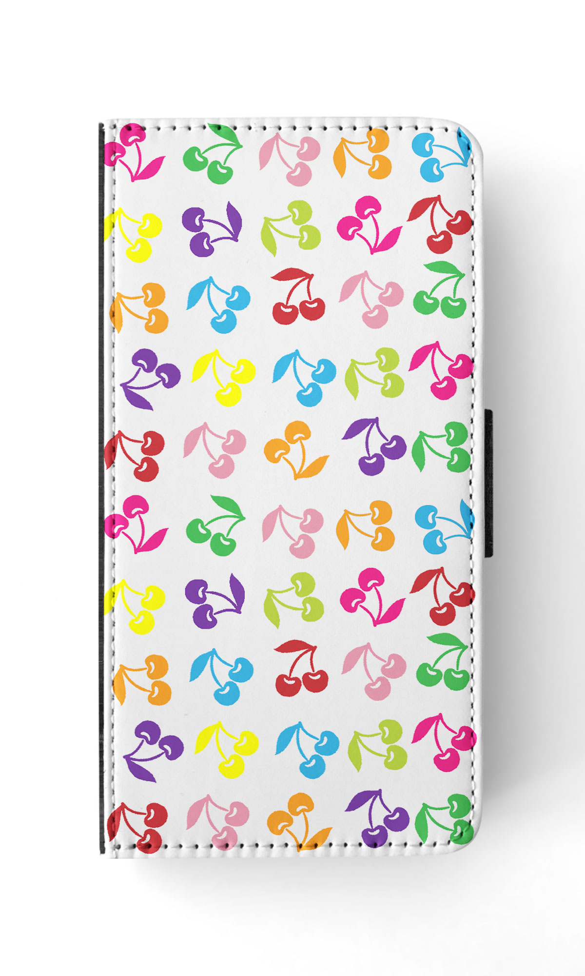 FLIP CASE FOR APPLE IPHONE|CUTE RAINBOW CHERRY FRUIT PATTERN - Picture 32 of 193