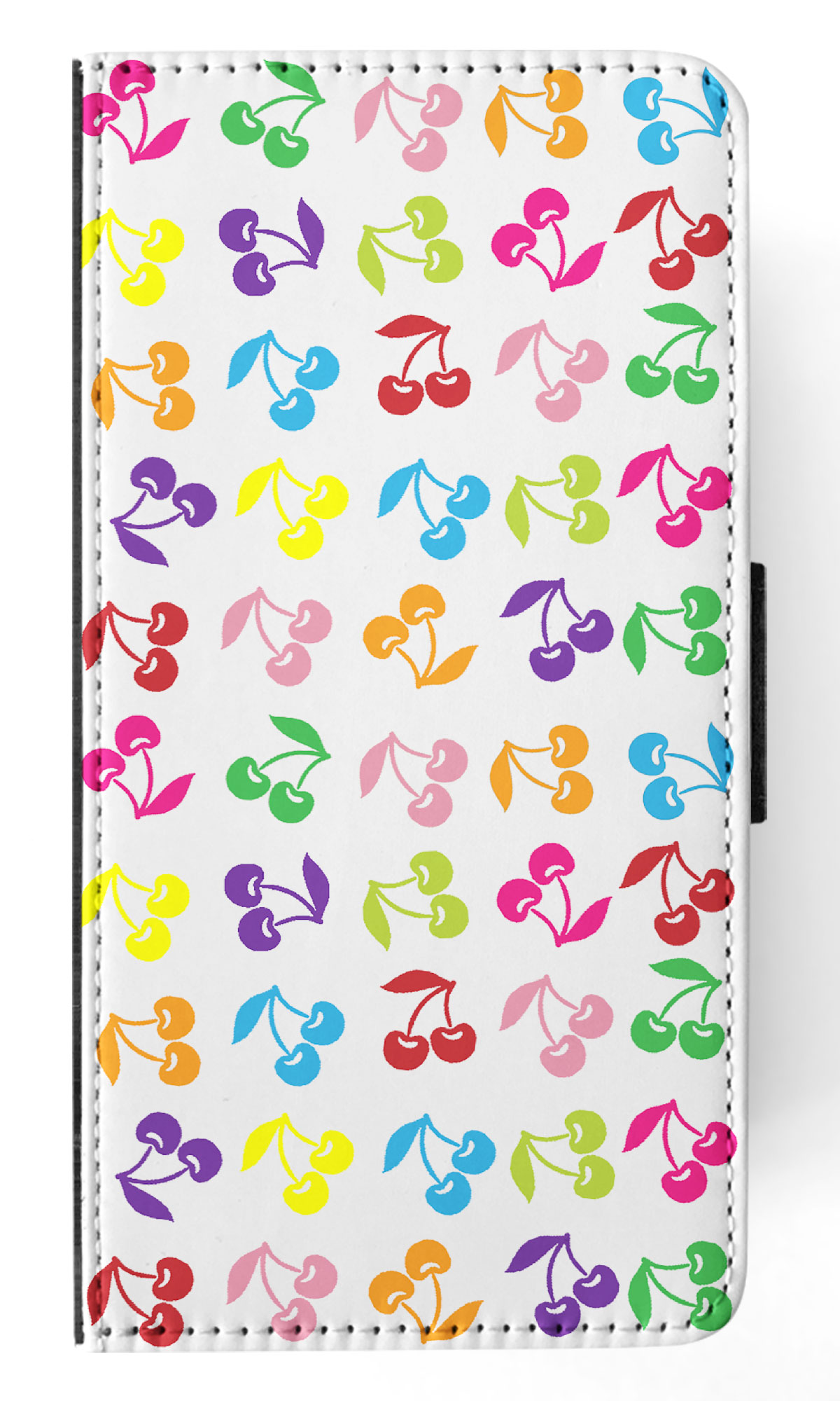 FLIP CASE FOR APPLE IPHONE|CUTE RAINBOW CHERRY FRUIT PATTERN - Picture 27 of 193