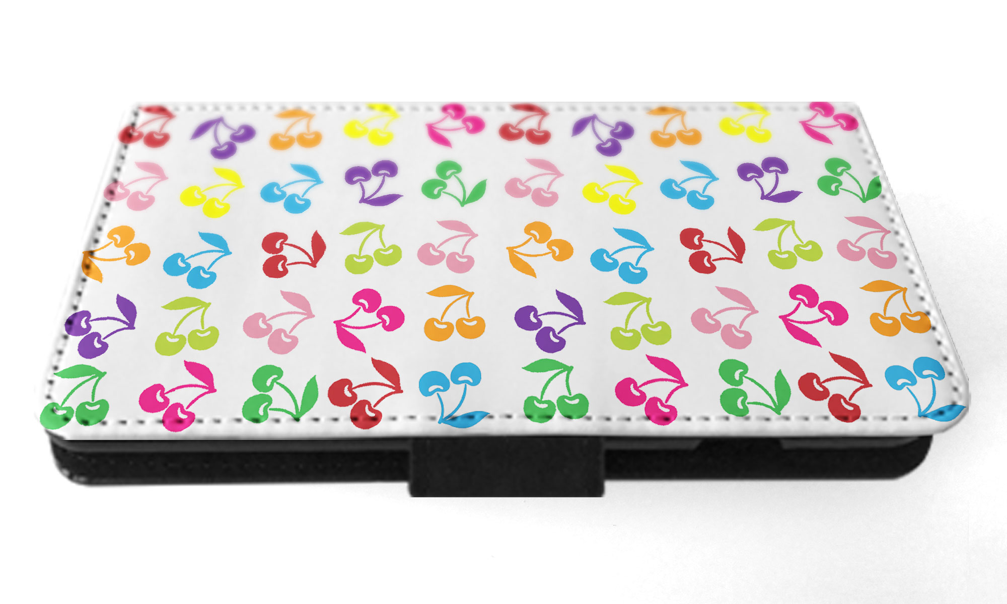 FLIP CASE FOR APPLE IPHONE|CUTE RAINBOW CHERRY FRUIT PATTERN - Picture 28 of 193