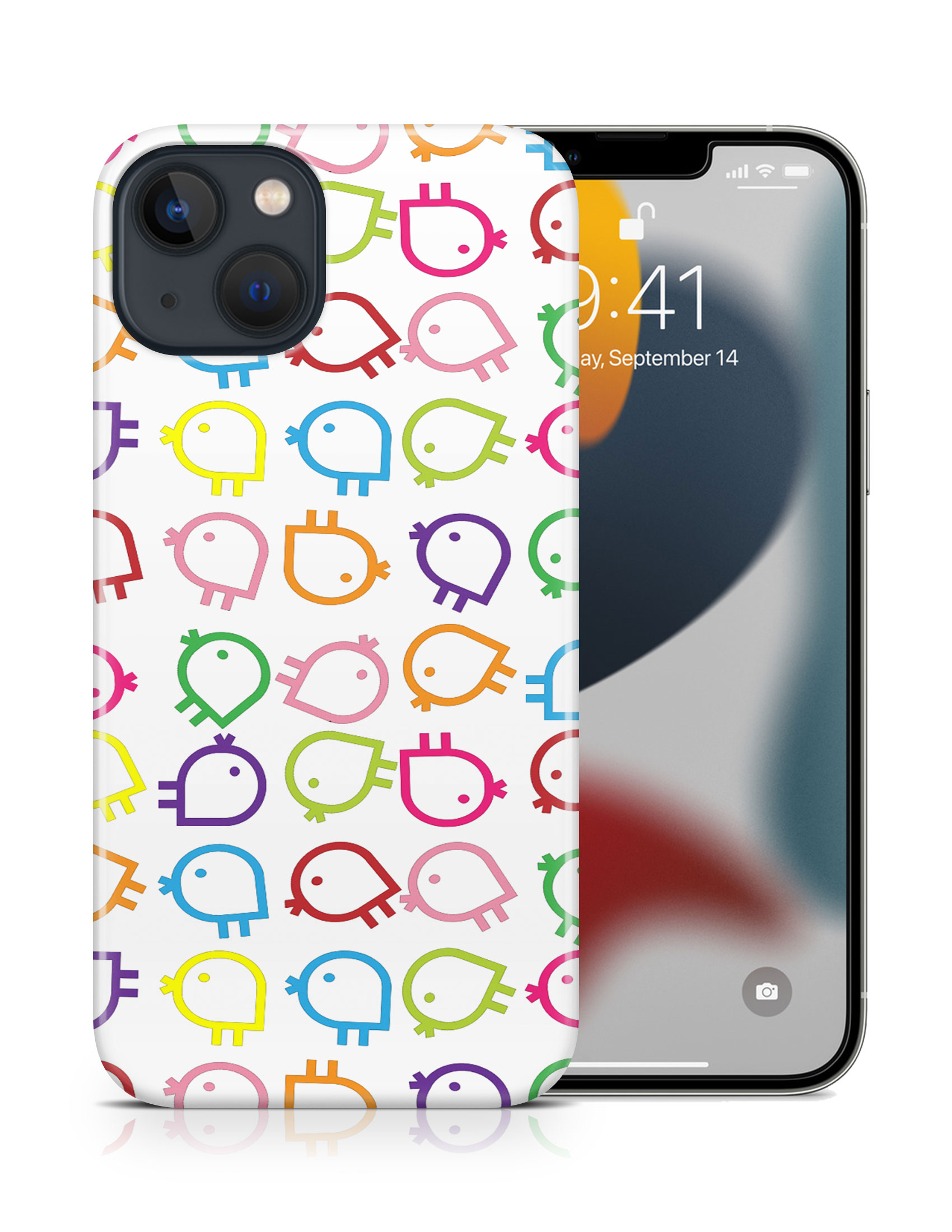 CASE COVER FOR APPLE IPHONE|RAINBOW CHICKEN PATTERN - Picture 16 of 44