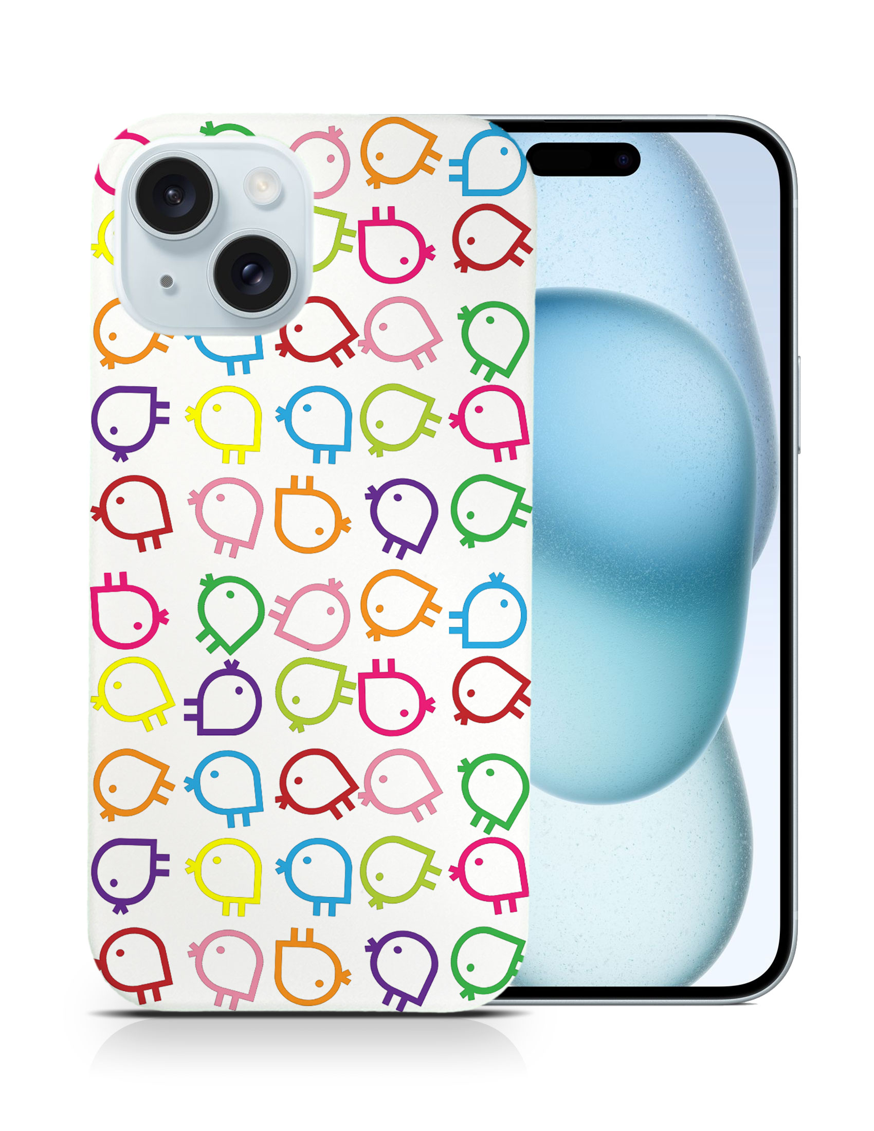 CASE COVER FOR APPLE IPHONE|RAINBOW CHICKEN PATTERN - Picture 9 of 44