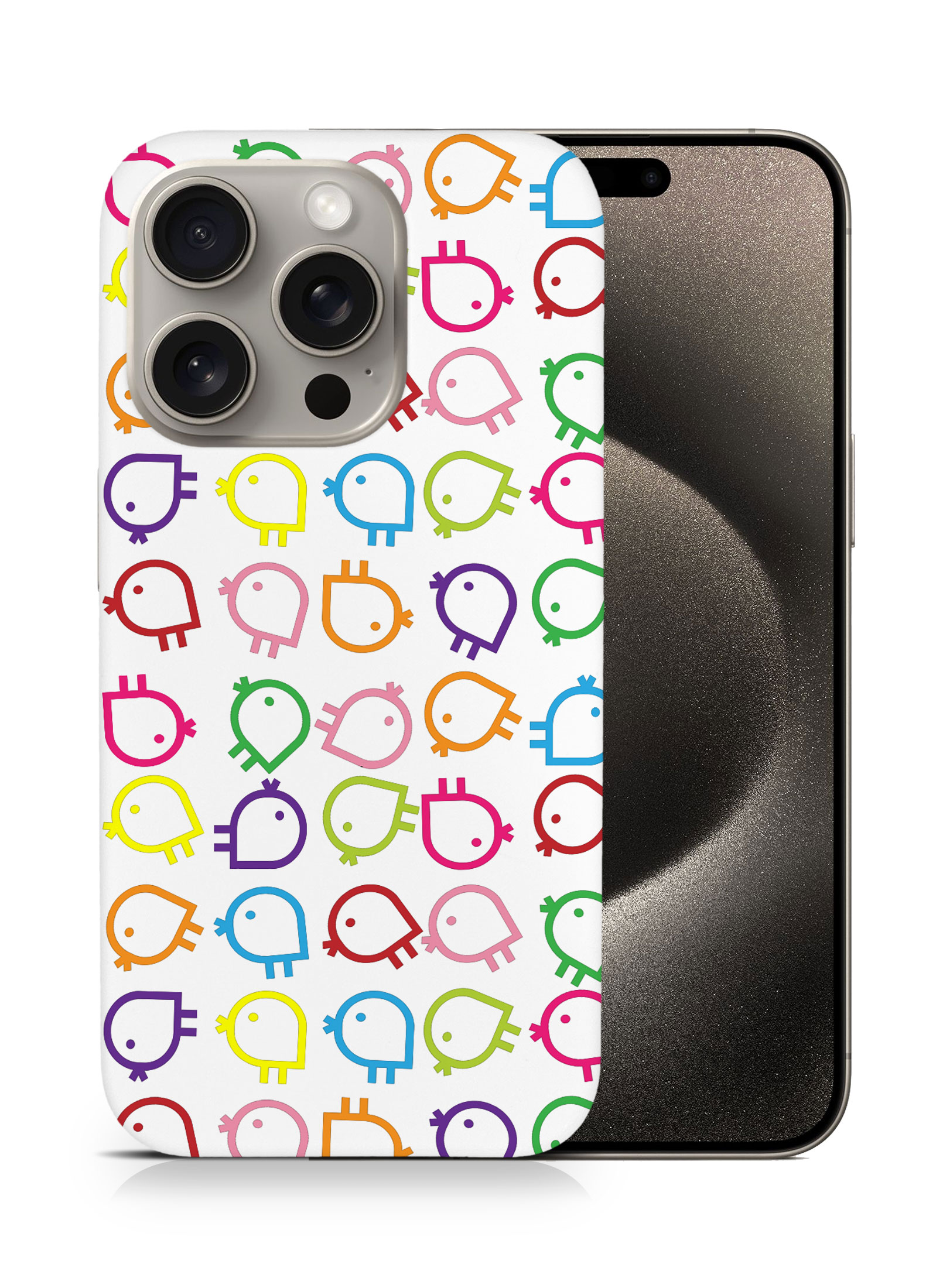 CASE COVER FOR APPLE IPHONE|RAINBOW CHICKEN PATTERN - Picture 7 of 44