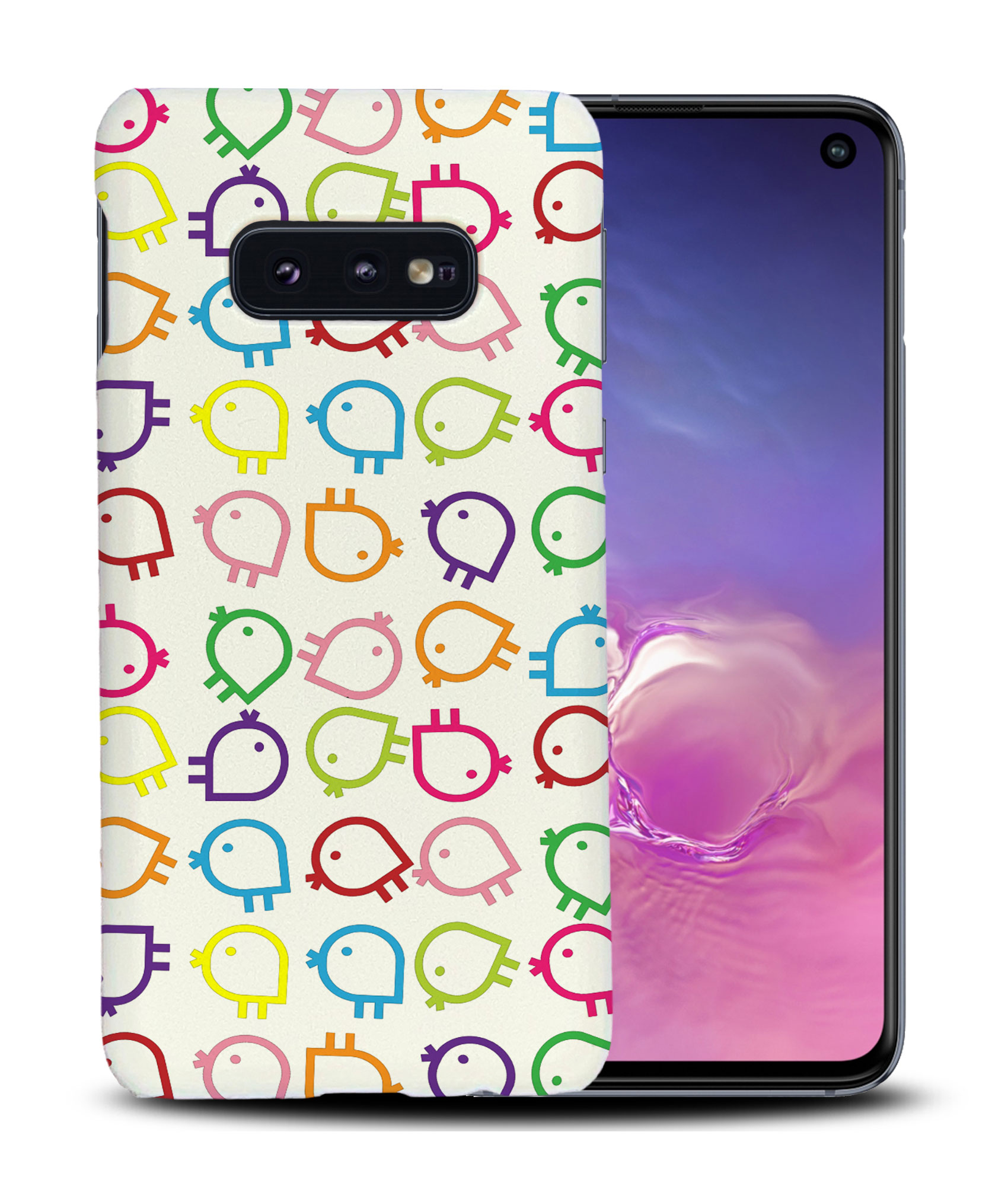 CASE COVER FOR SAMSUNG GALAXY|RAINBOW CHICKEN PATTERN - Picture 18 of 25