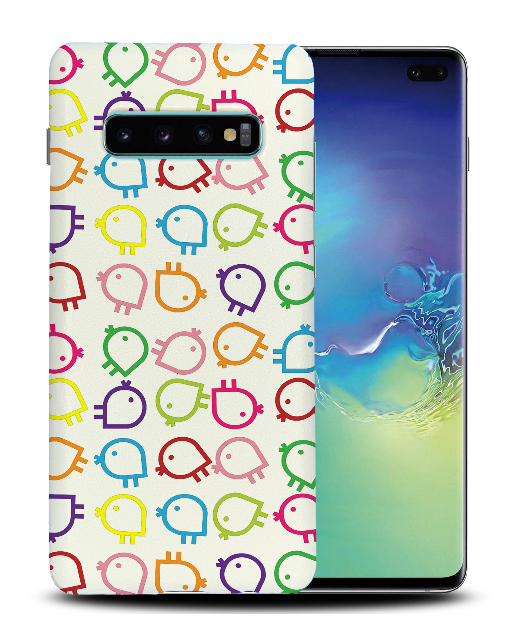 CASE COVER FOR SAMSUNG GALAXY|RAINBOW CHICKEN PATTERN - Picture 17 of 25