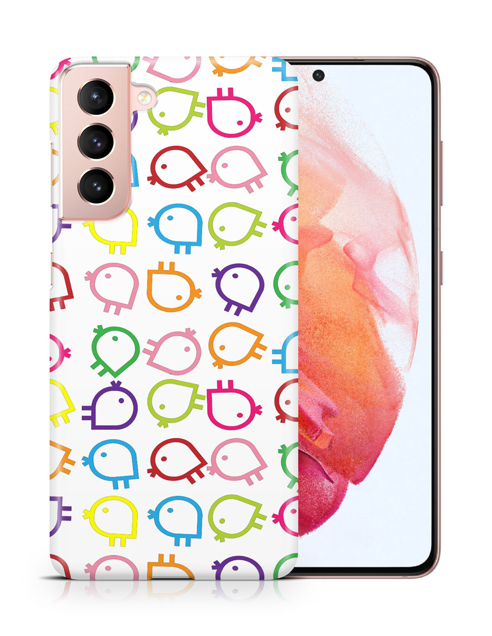 CASE COVER FOR SAMSUNG GALAXY|RAINBOW CHICKEN PATTERN - Picture 13 of 25