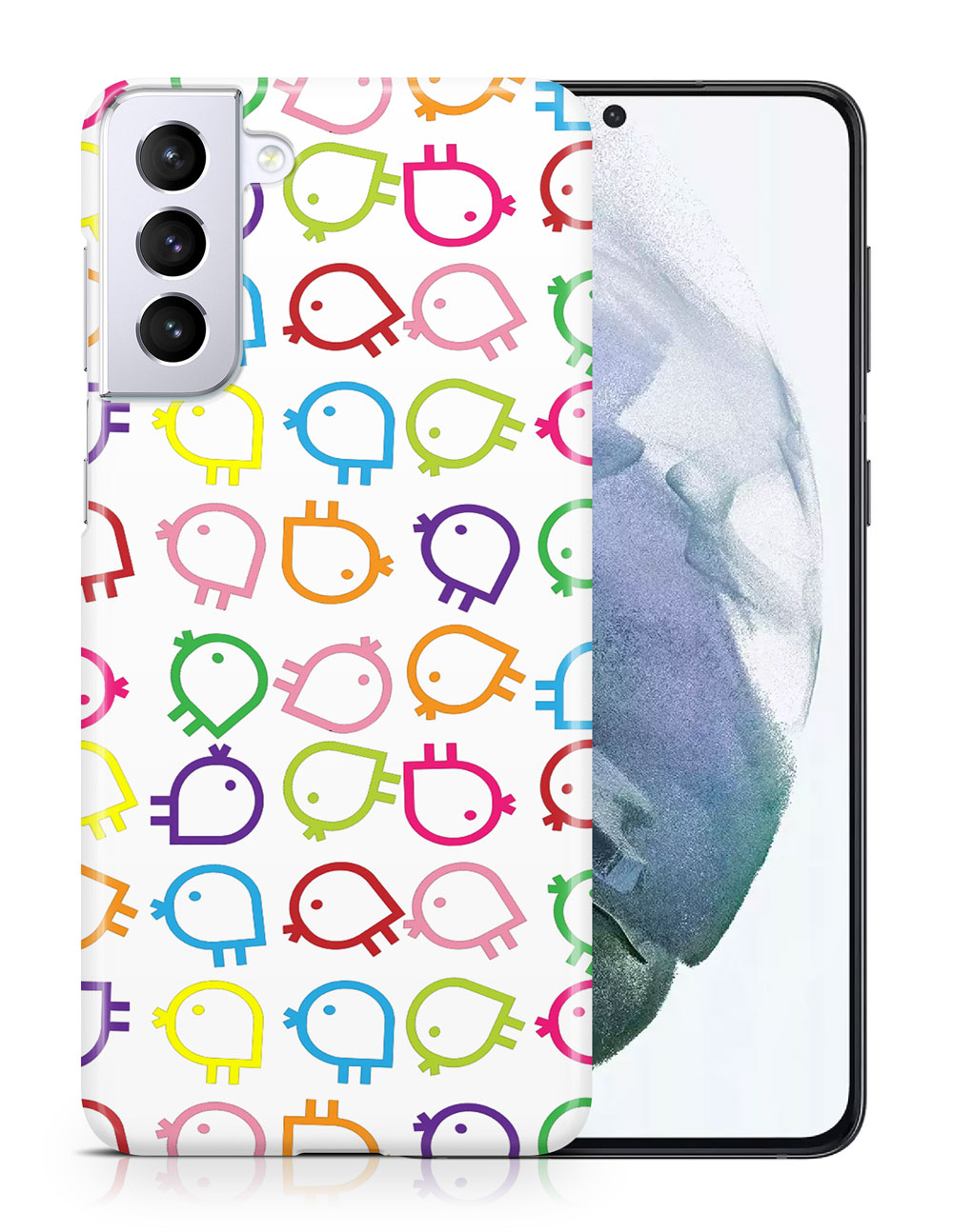 CASE COVER FOR SAMSUNG GALAXY|RAINBOW CHICKEN PATTERN - Picture 12 of 25