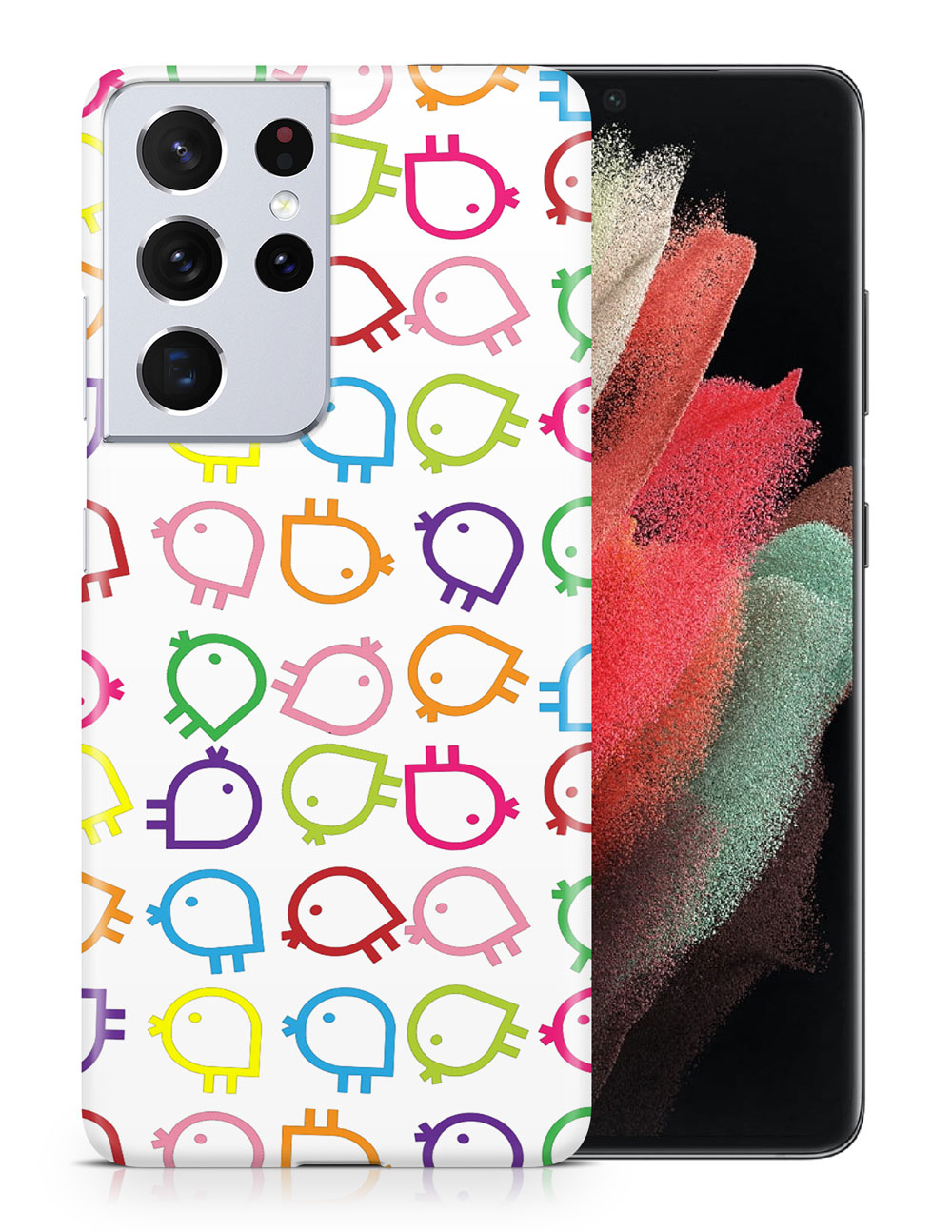 CASE COVER FOR SAMSUNG GALAXY|RAINBOW CHICKEN PATTERN - Picture 11 of 25