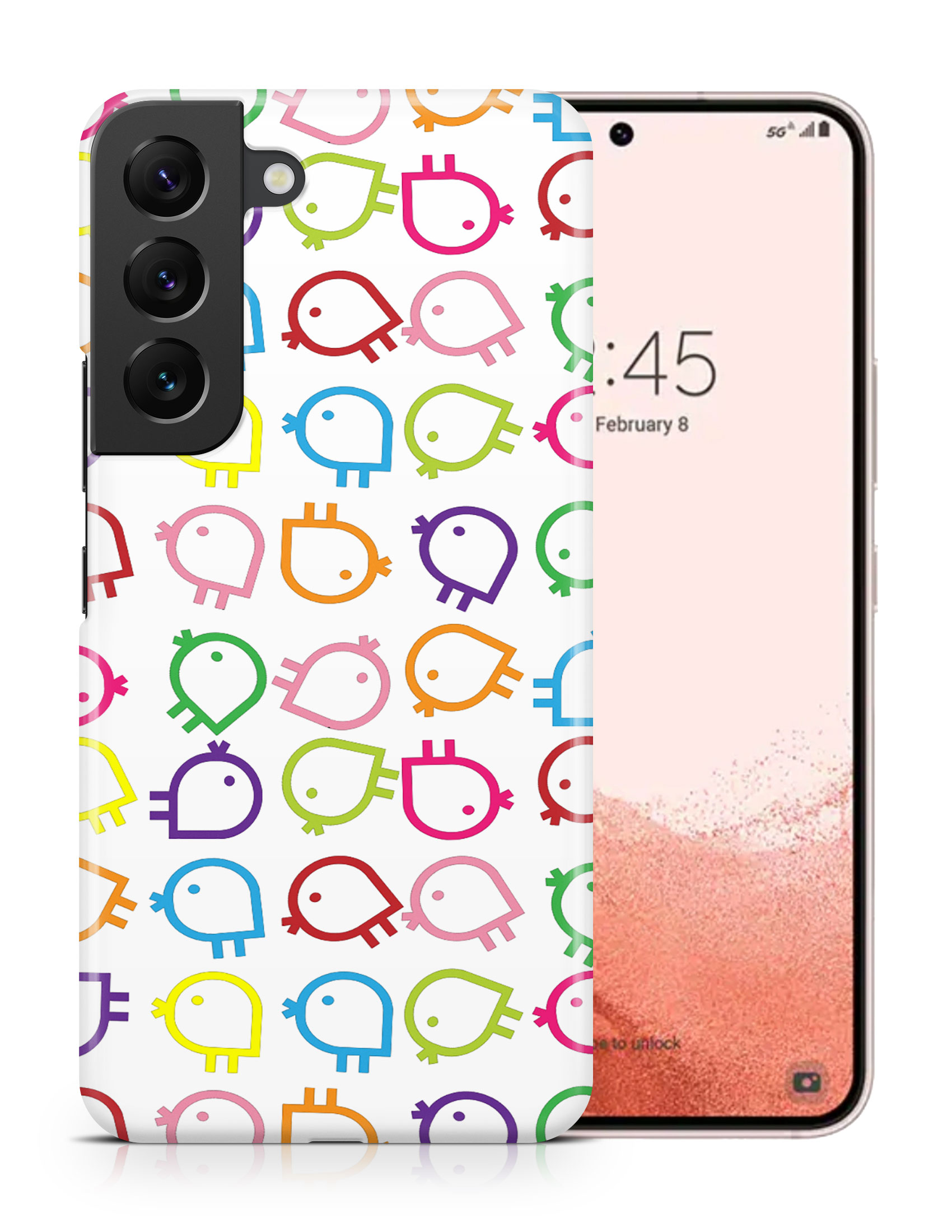 CASE COVER FOR SAMSUNG GALAXY|RAINBOW CHICKEN PATTERN - Picture 9 of 25
