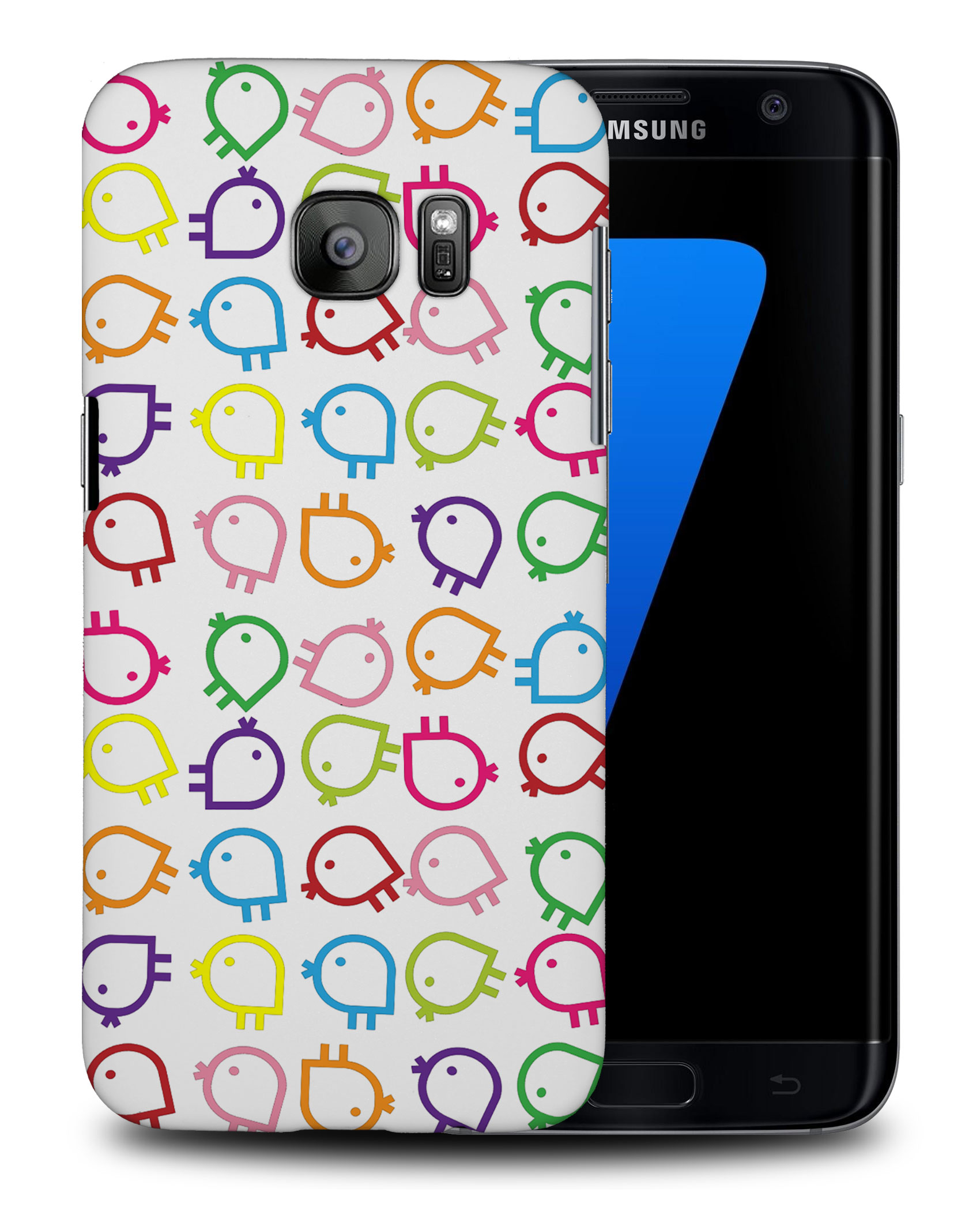 CASE COVER FOR SAMSUNG GALAXY|RAINBOW CHICKEN PATTERN - Picture 24 of 25