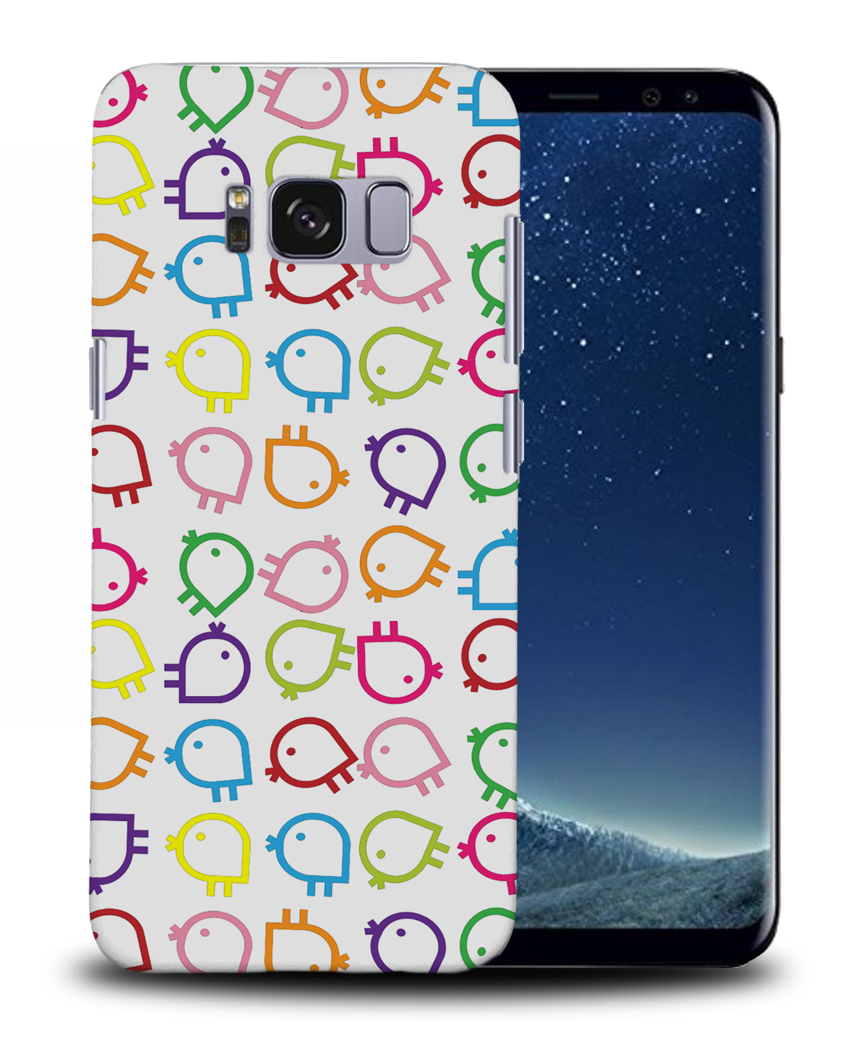 CASE COVER FOR SAMSUNG GALAXY|RAINBOW CHICKEN PATTERN - Picture 23 of 25