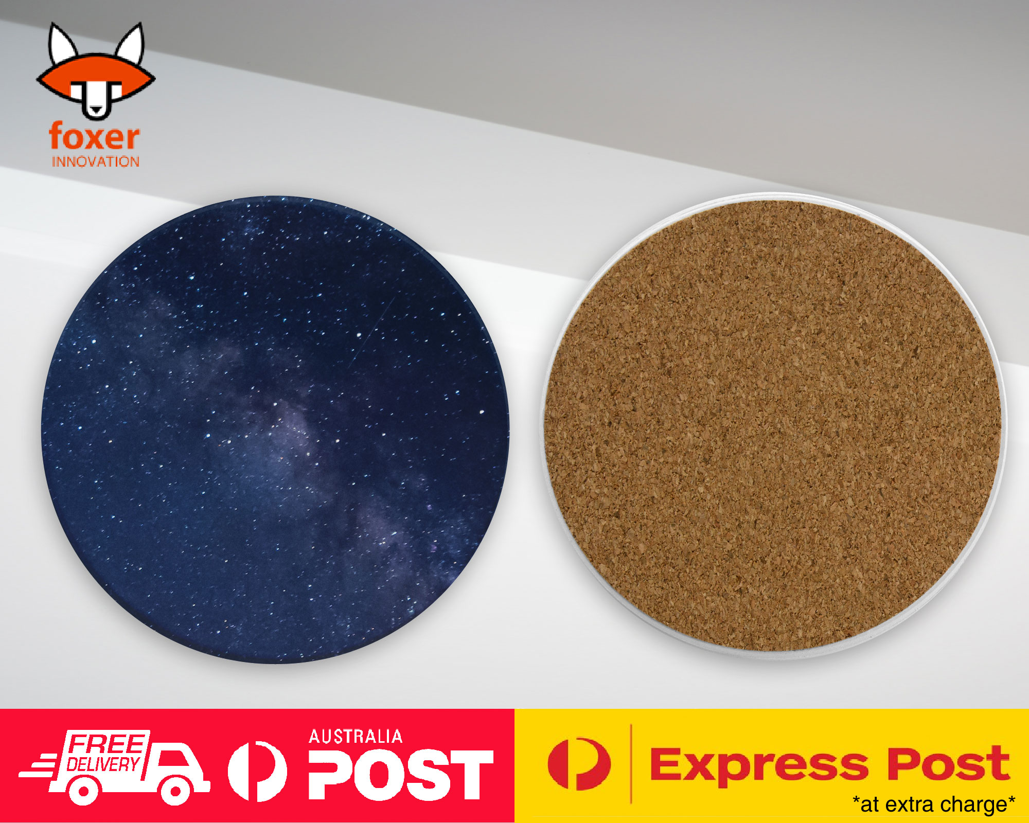 COASTER COFFEE DRINKING MAT|SPACE GALAXY STARS STARRY NIGHT 1