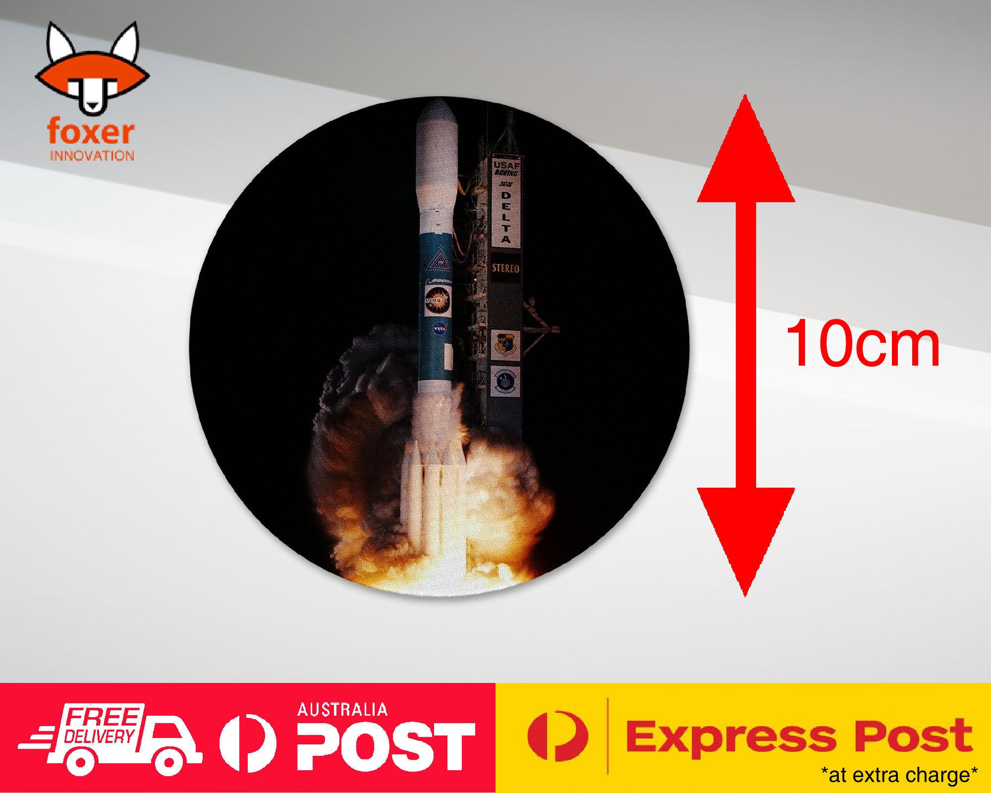 COASTER COFFEE DRINKING MAT|COOL SPACE ROCKET LAUNCH #3