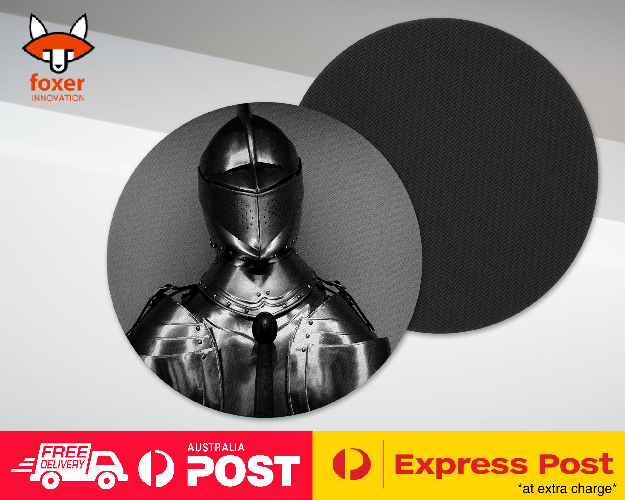 COASTER COFFEE DRINKING MAT|MEDIEVIL KNIGHT SWORDSMAN ARMOR