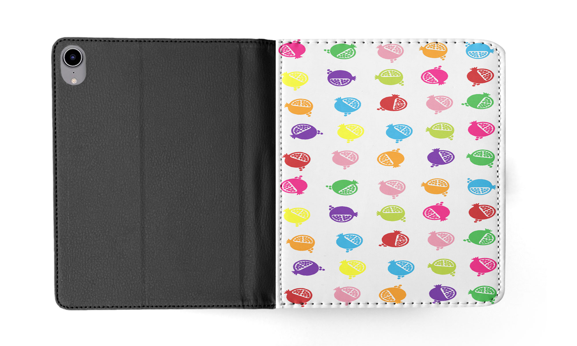 CASE COVER FOR APPLE IPAD|RAINBOW PASSIONFRUIT PATTERN