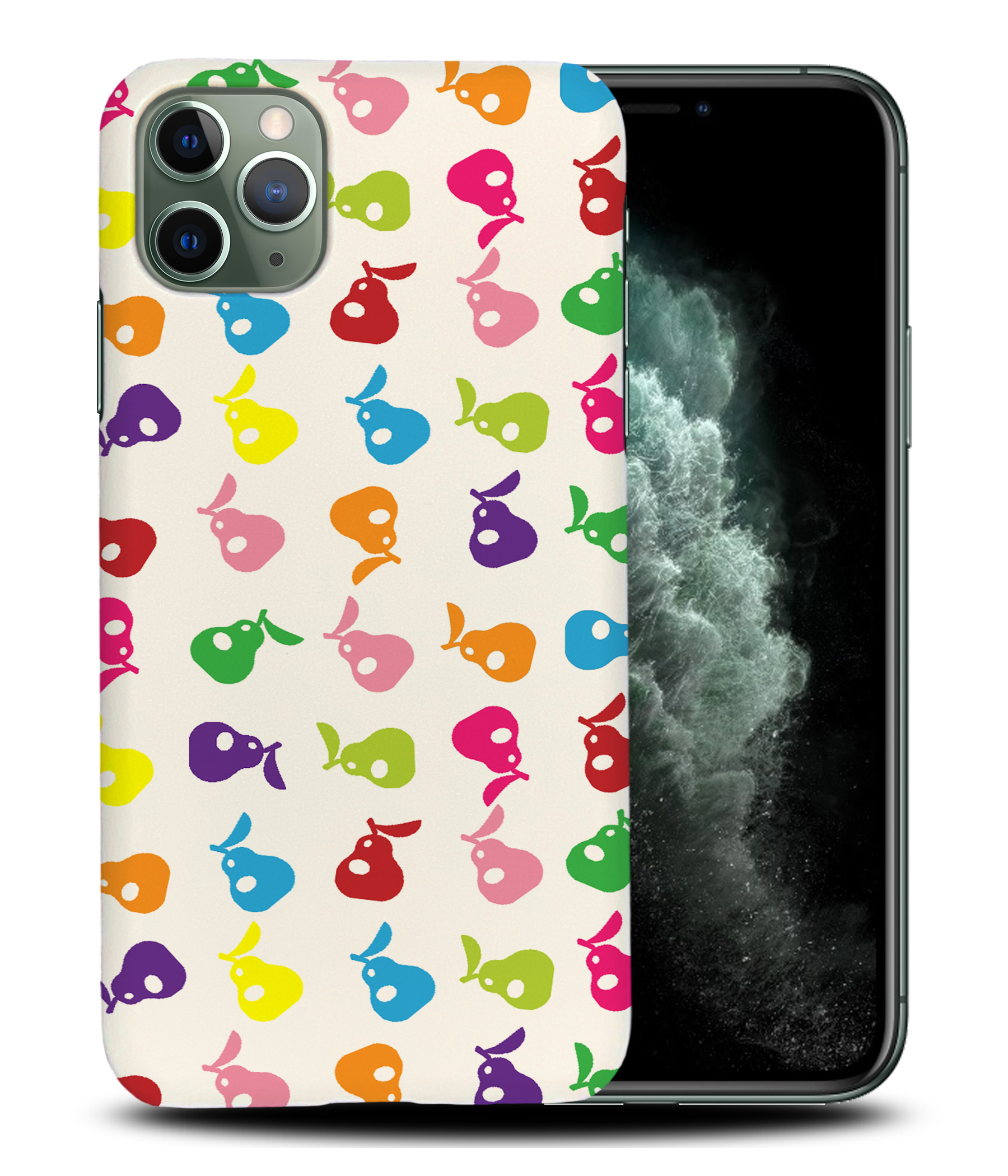 CASE COVER FOR APPLE IPHONE|CUTE RAINBOW PEAR FRUIT PATTERN - Picture 23 of 44