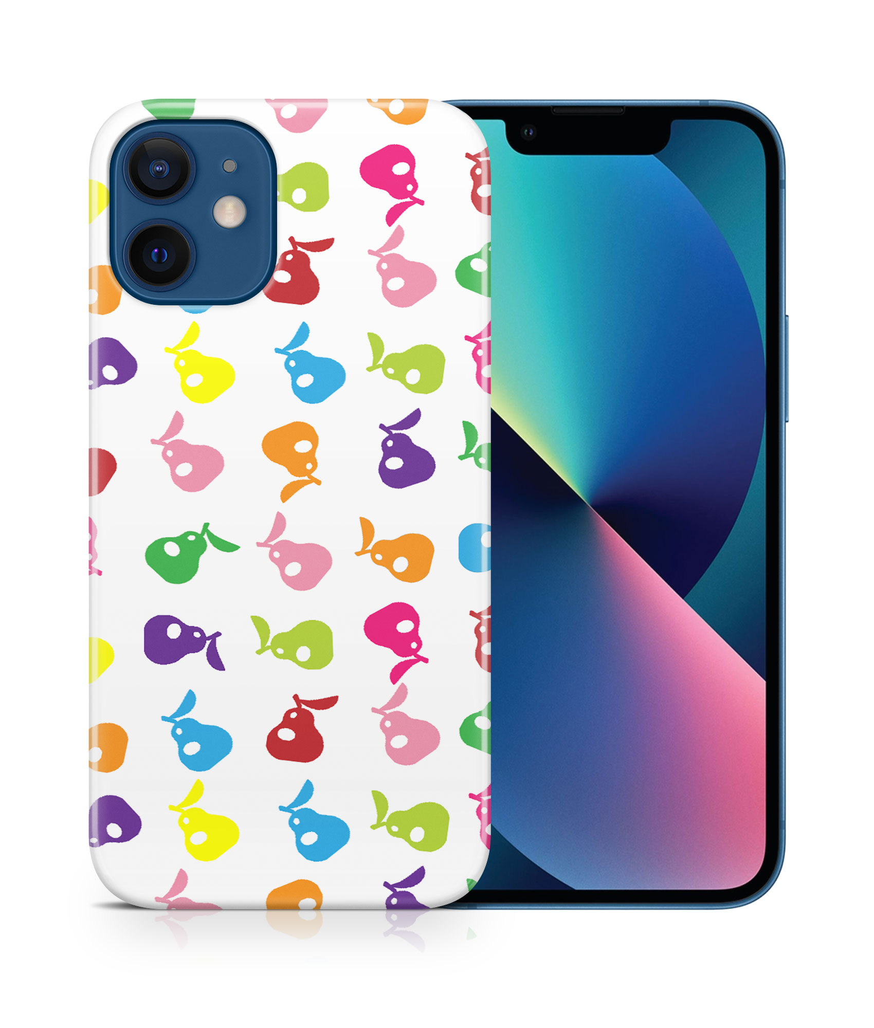 CASE COVER FOR APPLE IPHONE|CUTE RAINBOW PEAR FRUIT PATTERN - Picture 17 of 44