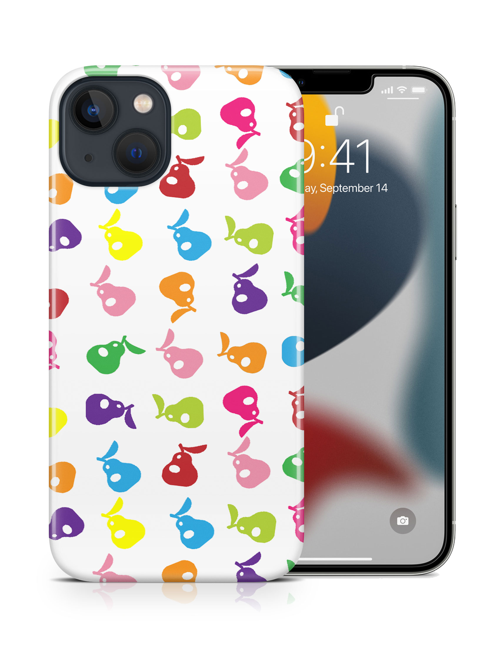 CASE COVER FOR APPLE IPHONE|CUTE RAINBOW PEAR FRUIT PATTERN - Picture 16 of 44