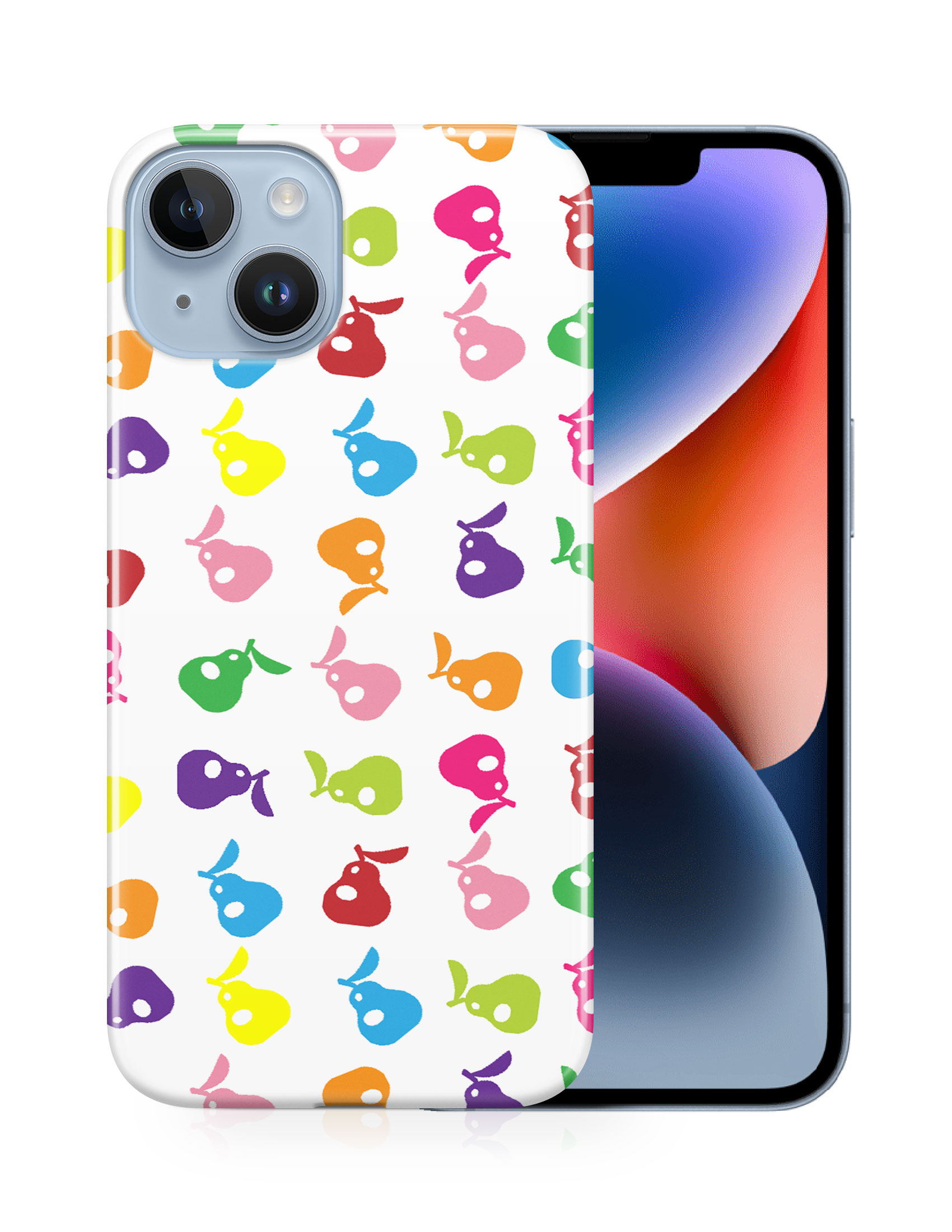 CASE COVER FOR APPLE IPHONE|CUTE RAINBOW PEAR FRUIT PATTERN - Picture 13 of 44