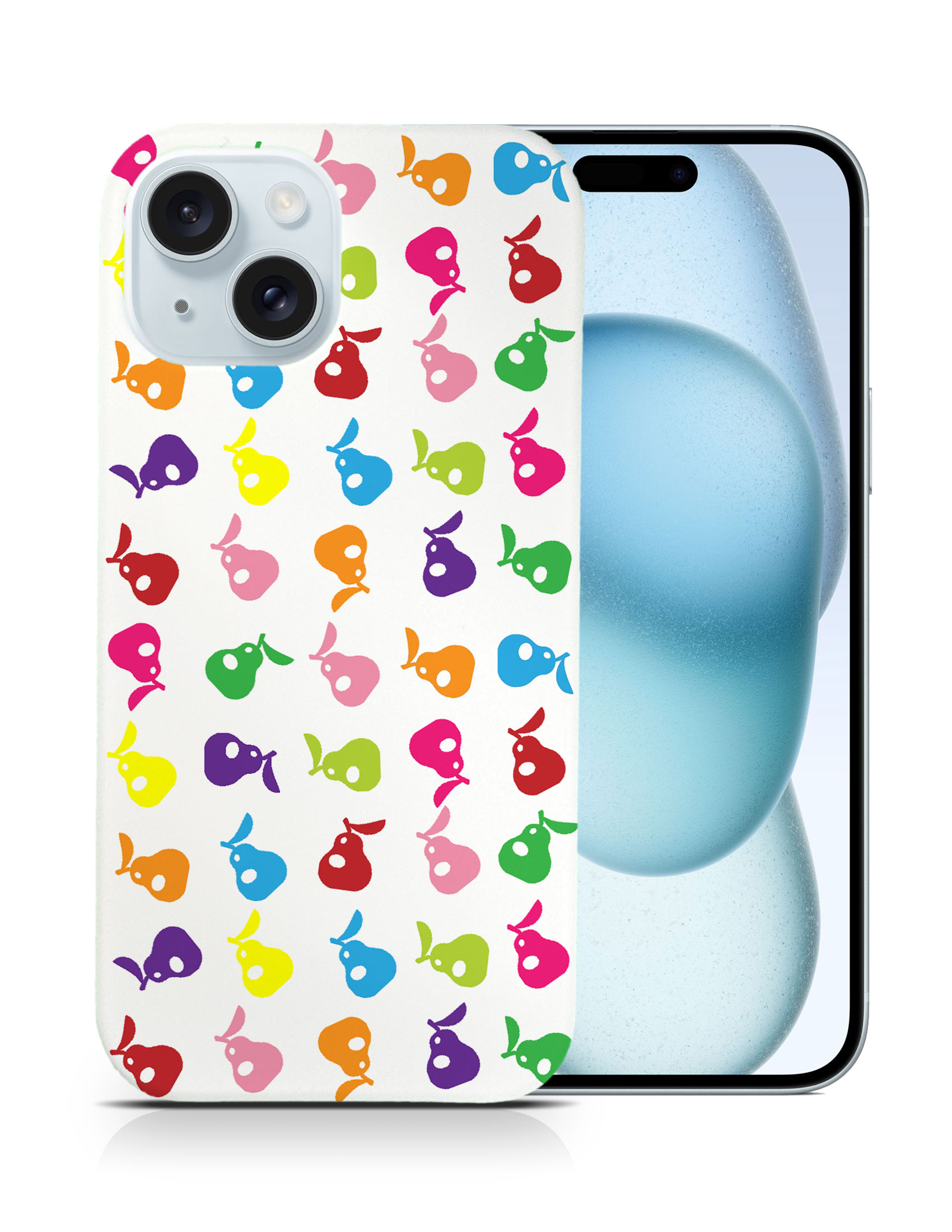 CASE COVER FOR APPLE IPHONE|CUTE RAINBOW PEAR FRUIT PATTERN - Picture 9 of 44