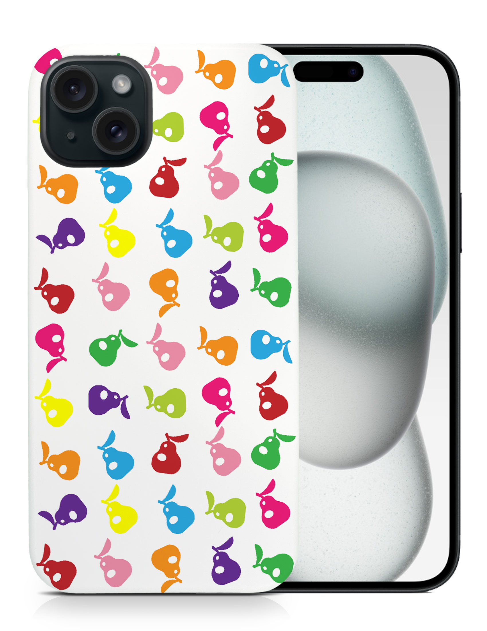 CASE COVER FOR APPLE IPHONE|CUTE RAINBOW PEAR FRUIT PATTERN - Picture 8 of 44