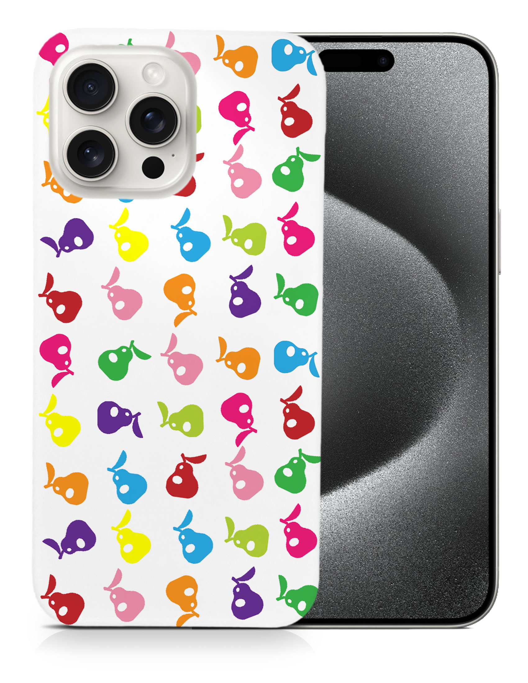 CASE COVER FOR APPLE IPHONE|CUTE RAINBOW PEAR FRUIT PATTERN - Picture 6 of 44