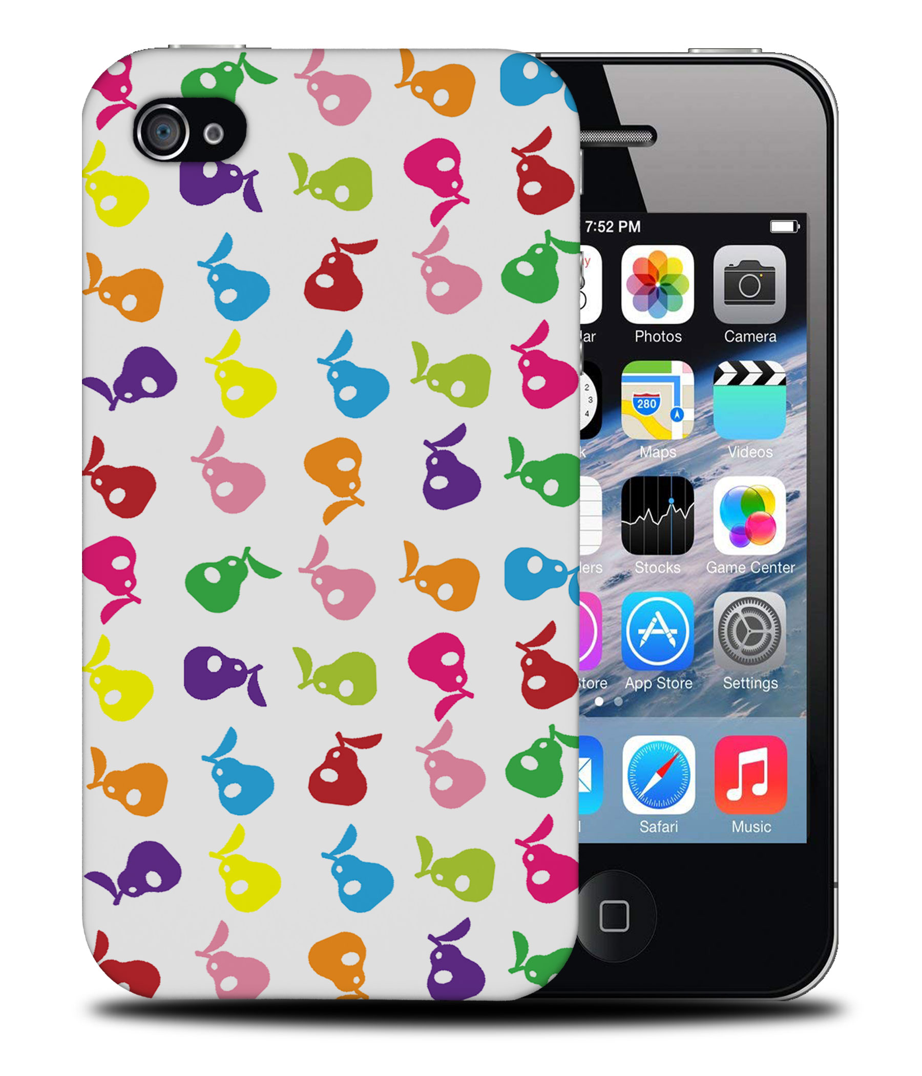 CASE COVER FOR APPLE IPHONE|CUTE RAINBOW PEAR FRUIT PATTERN - Picture 40 of 44