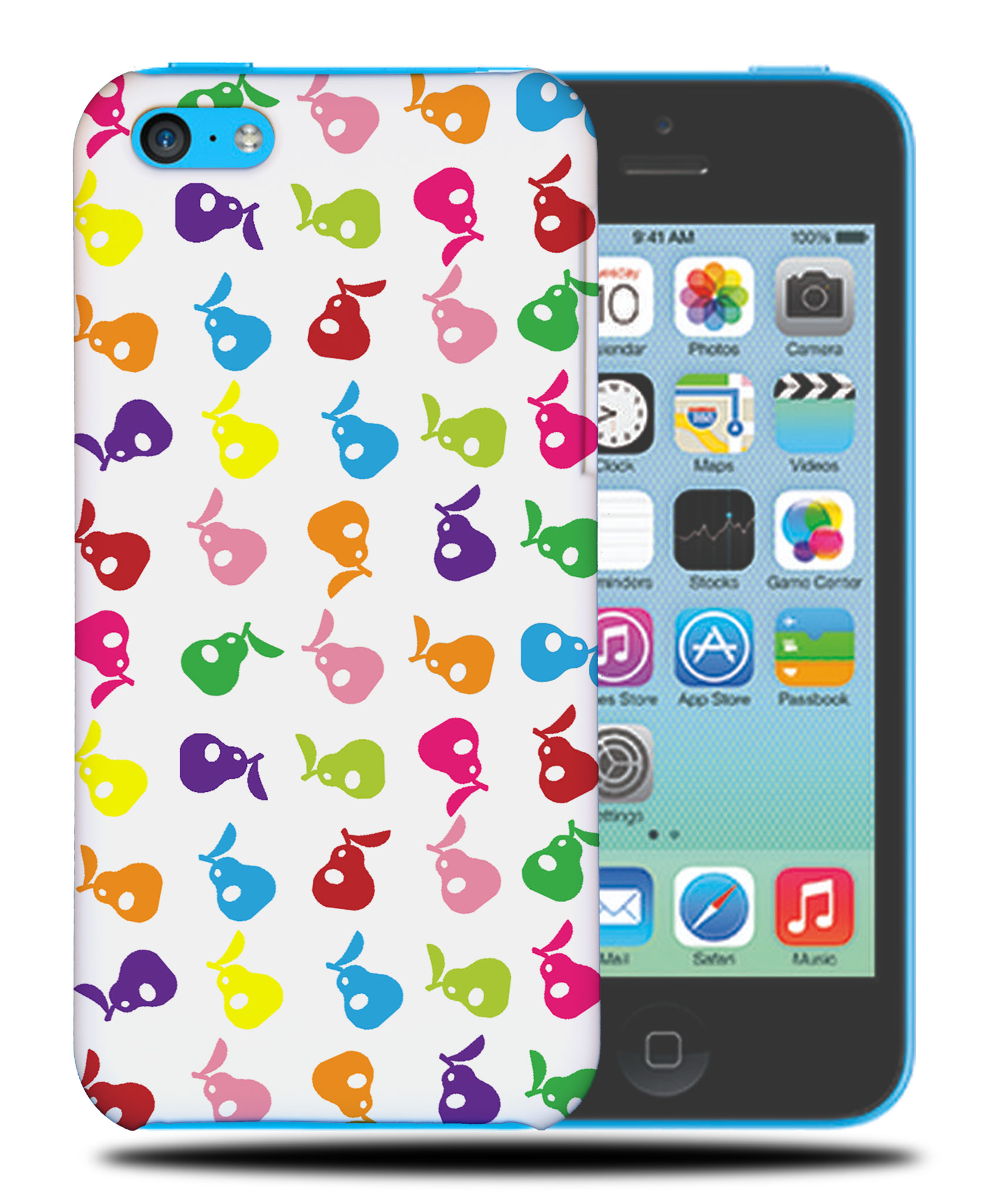 CASE COVER FOR APPLE IPHONE|CUTE RAINBOW PEAR FRUIT PATTERN - Picture 37 of 44