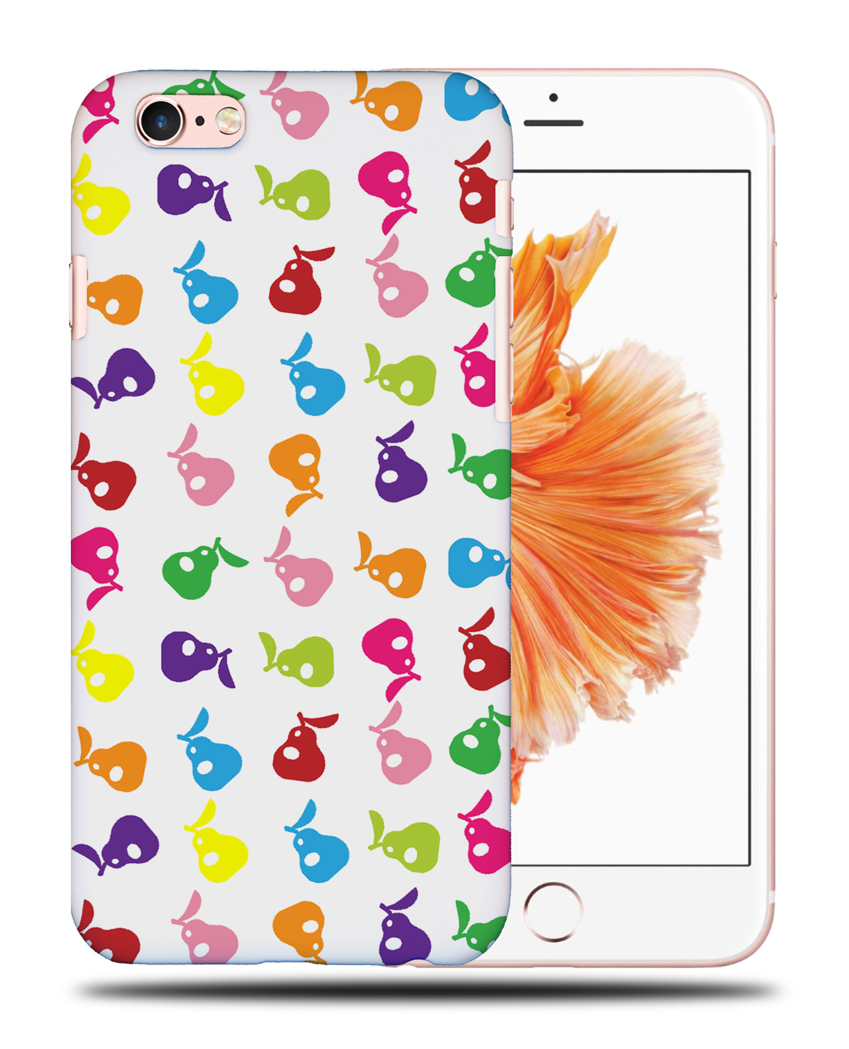 CASE COVER FOR APPLE IPHONE|CUTE RAINBOW PEAR FRUIT PATTERN - Picture 35 of 44