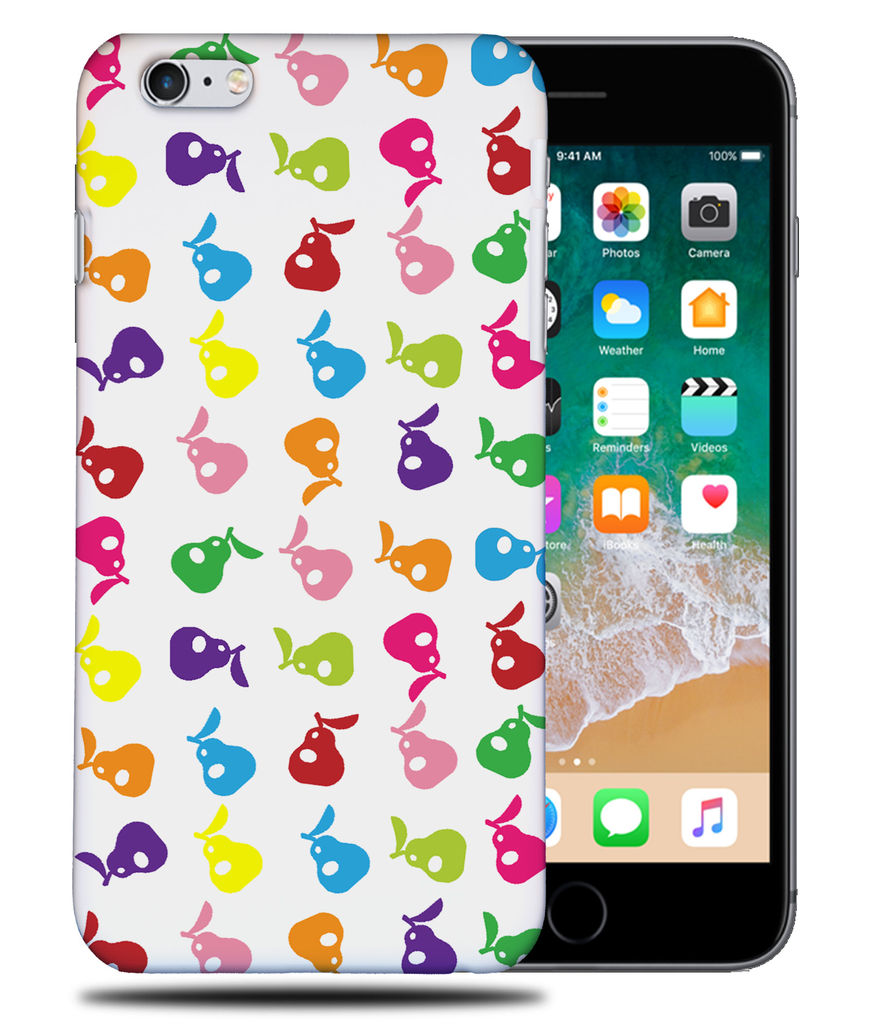CASE COVER FOR APPLE IPHONE|CUTE RAINBOW PEAR FRUIT PATTERN - Picture 33 of 44