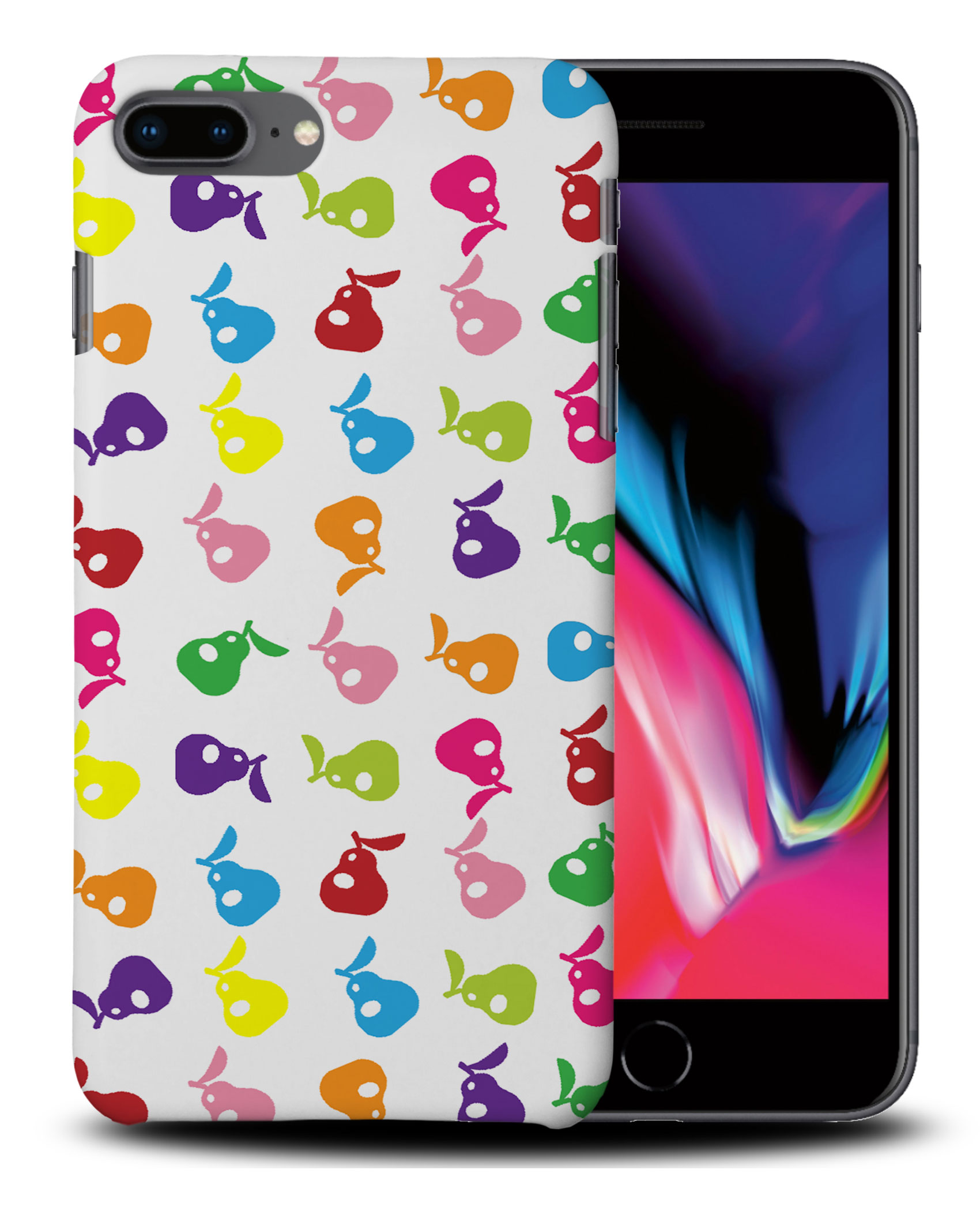 CASE COVER FOR APPLE IPHONE|CUTE RAINBOW PEAR FRUIT PATTERN - Picture 29 of 44