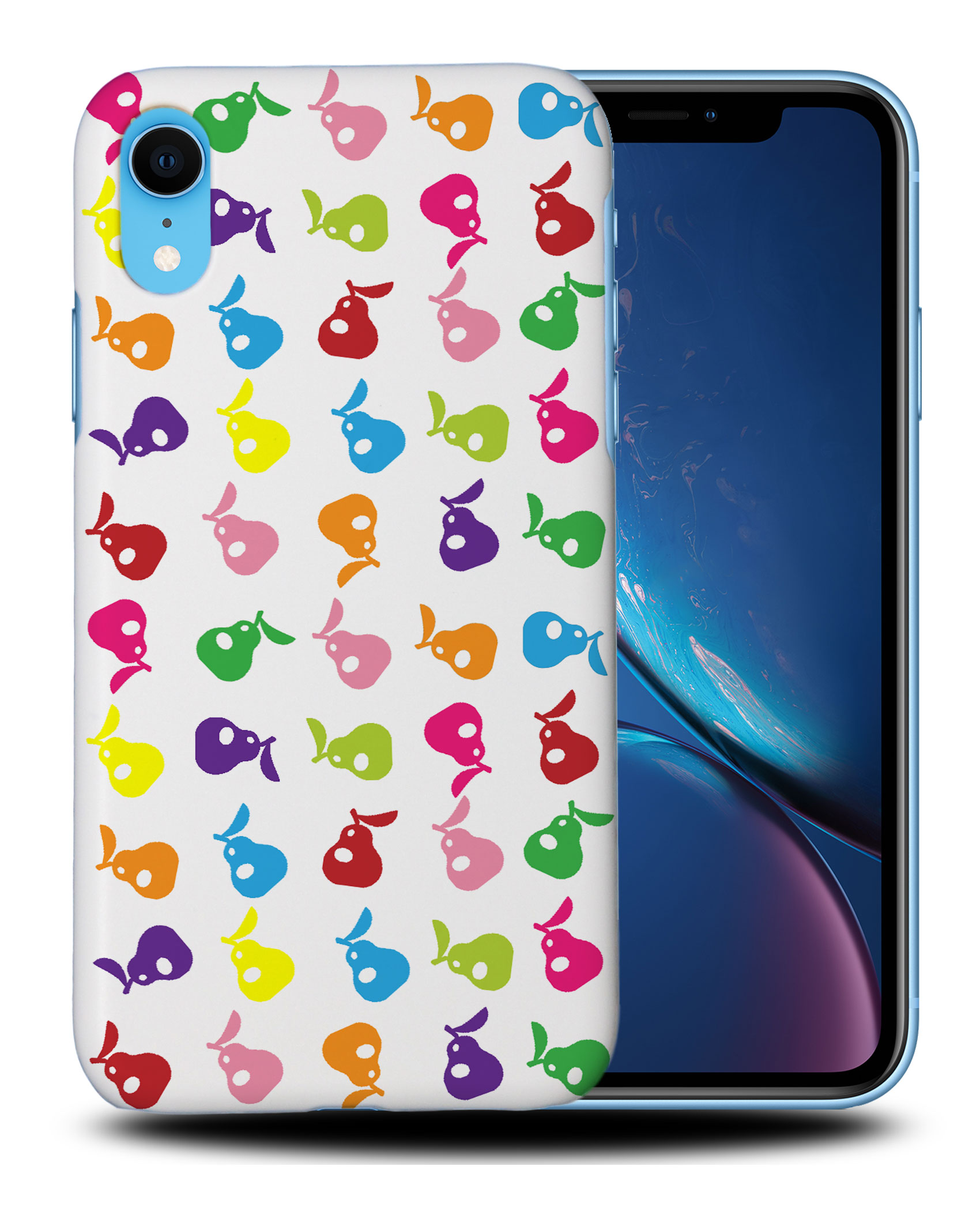 CASE COVER FOR APPLE IPHONE|CUTE RAINBOW PEAR FRUIT PATTERN - Picture 27 of 44