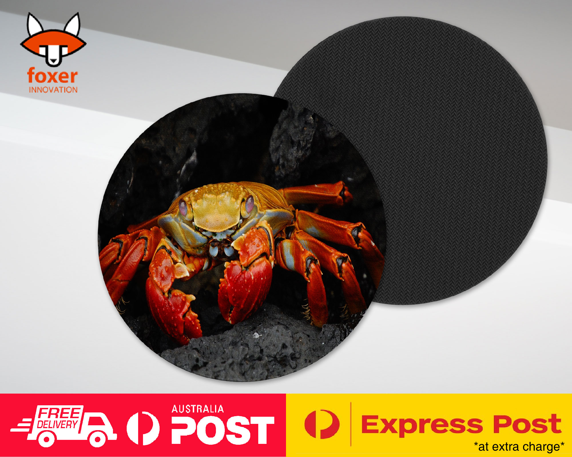 COASTER COFFEE DRINKING MAT|ARUSTACEANS CRAB CREATURE CLAW #1
