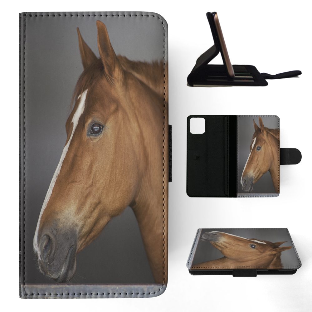 FLIP CASE FOR APPLE IPHONE|BEAUTIFUL MAJESTIC HORSE ANIMAL 8 - Foto 104 di 193
