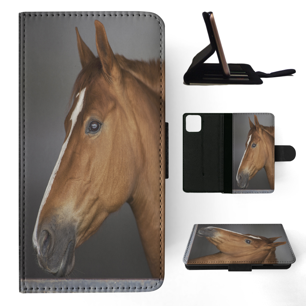 FLIP CASE FOR APPLE IPHONE|BEAUTIFUL MAJESTIC HORSE ANIMAL 8 - Foto 99 di 193