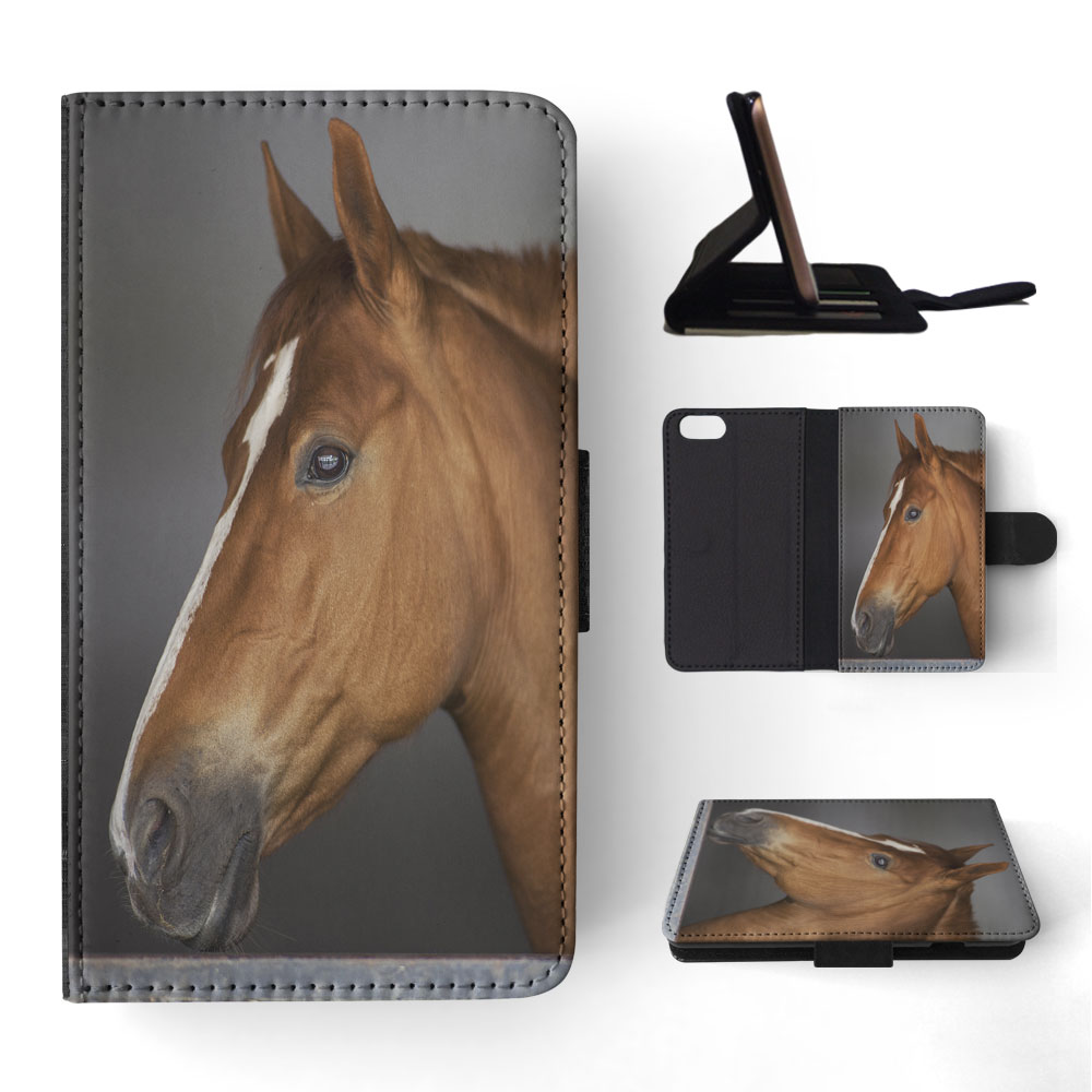 FLIP CASE FOR APPLE IPHONE|BEAUTIFUL MAJESTIC HORSE ANIMAL 8 - Foto 169 di 193