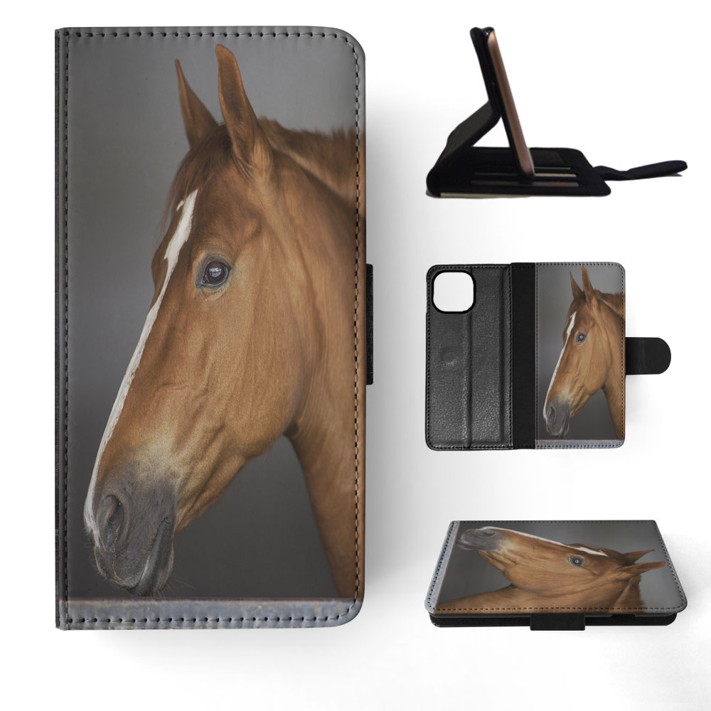 FLIP CASE FOR APPLE IPHONE|BEAUTIFUL MAJESTIC HORSE ANIMAL 8 - Foto 61 di 193