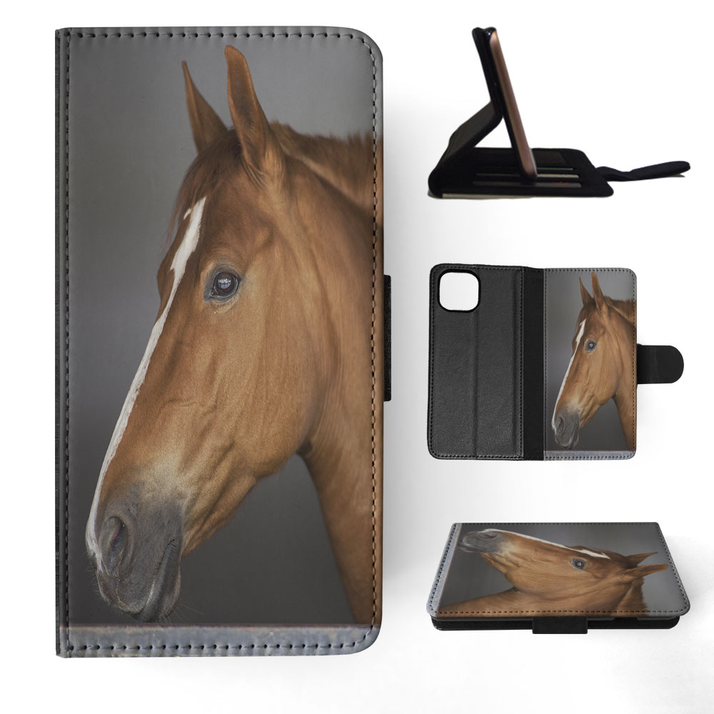 FLIP CASE FOR APPLE IPHONE|BEAUTIFUL MAJESTIC HORSE ANIMAL 8 - Foto 56 di 193