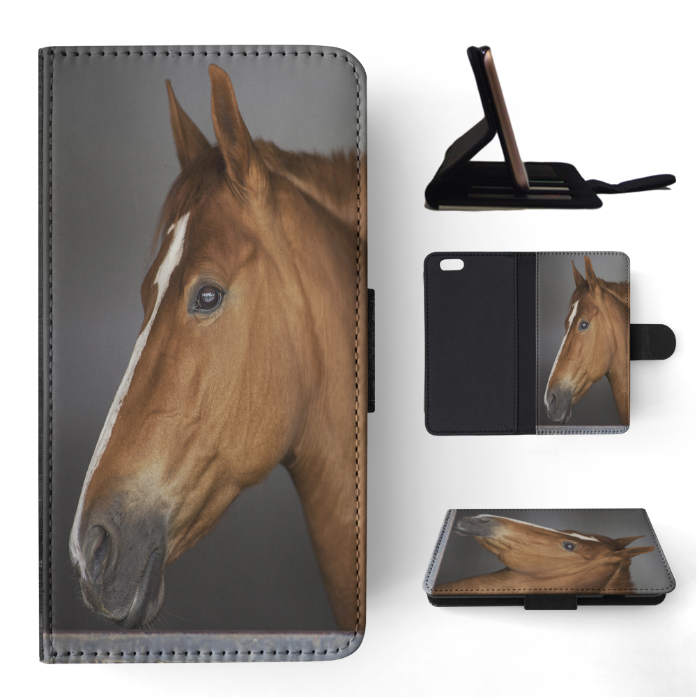 FLIP CASE FOR APPLE IPHONE|BEAUTIFUL MAJESTIC HORSE ANIMAL 8 - Foto 159 di 193