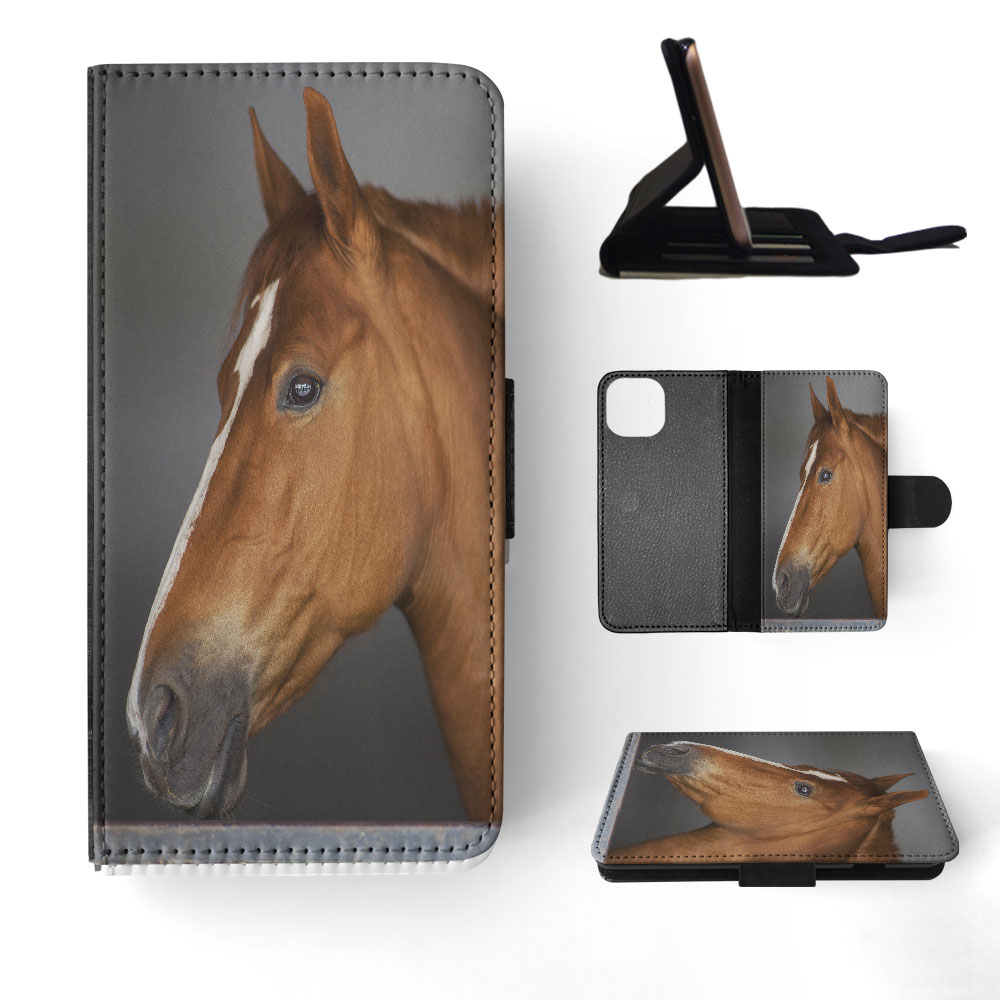 FLIP CASE FOR APPLE IPHONE|BEAUTIFUL MAJESTIC HORSE ANIMAL 8 - Foto 41 di 193