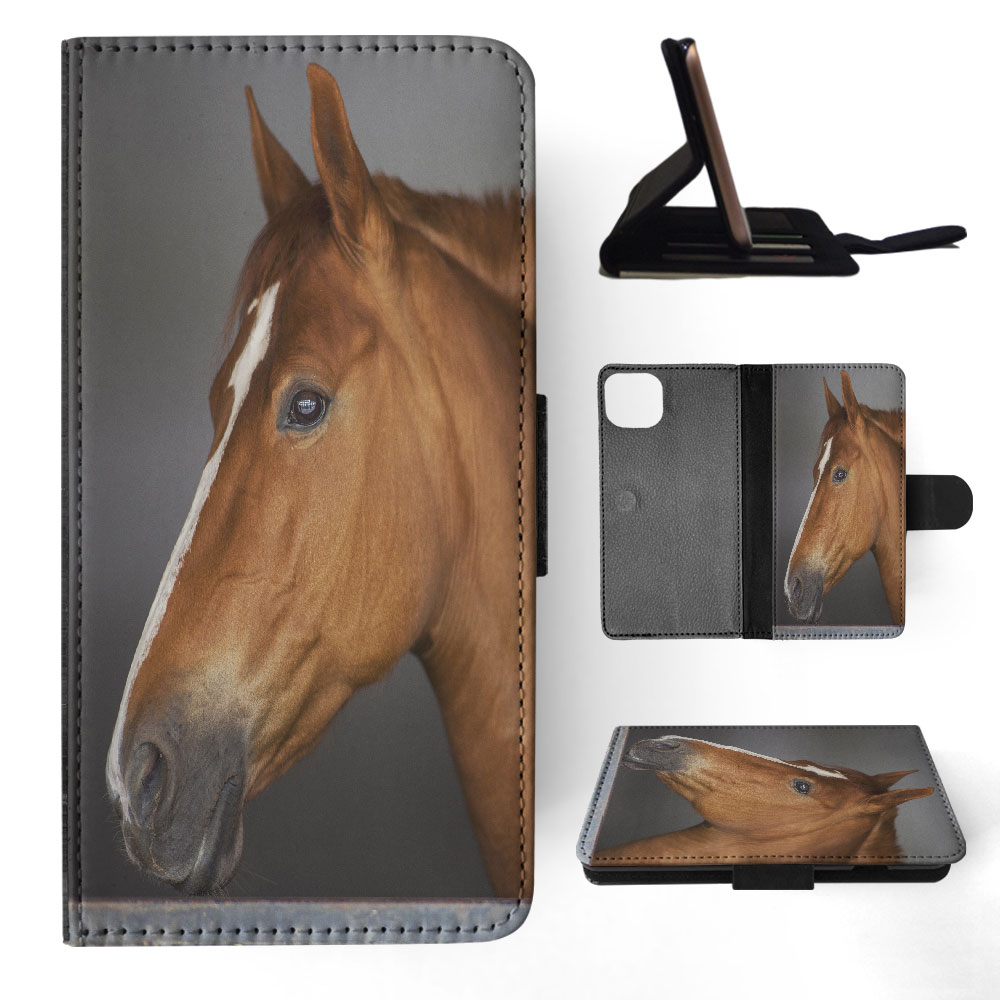 FLIP CASE FOR APPLE IPHONE|BEAUTIFUL MAJESTIC HORSE ANIMAL 8 - Foto 36 di 193
