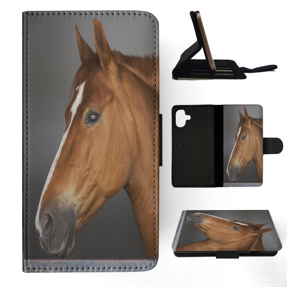 FLIP CASE FOR APPLE IPHONE|BEAUTIFUL MAJESTIC HORSE ANIMAL 8 - Foto 16 di 193